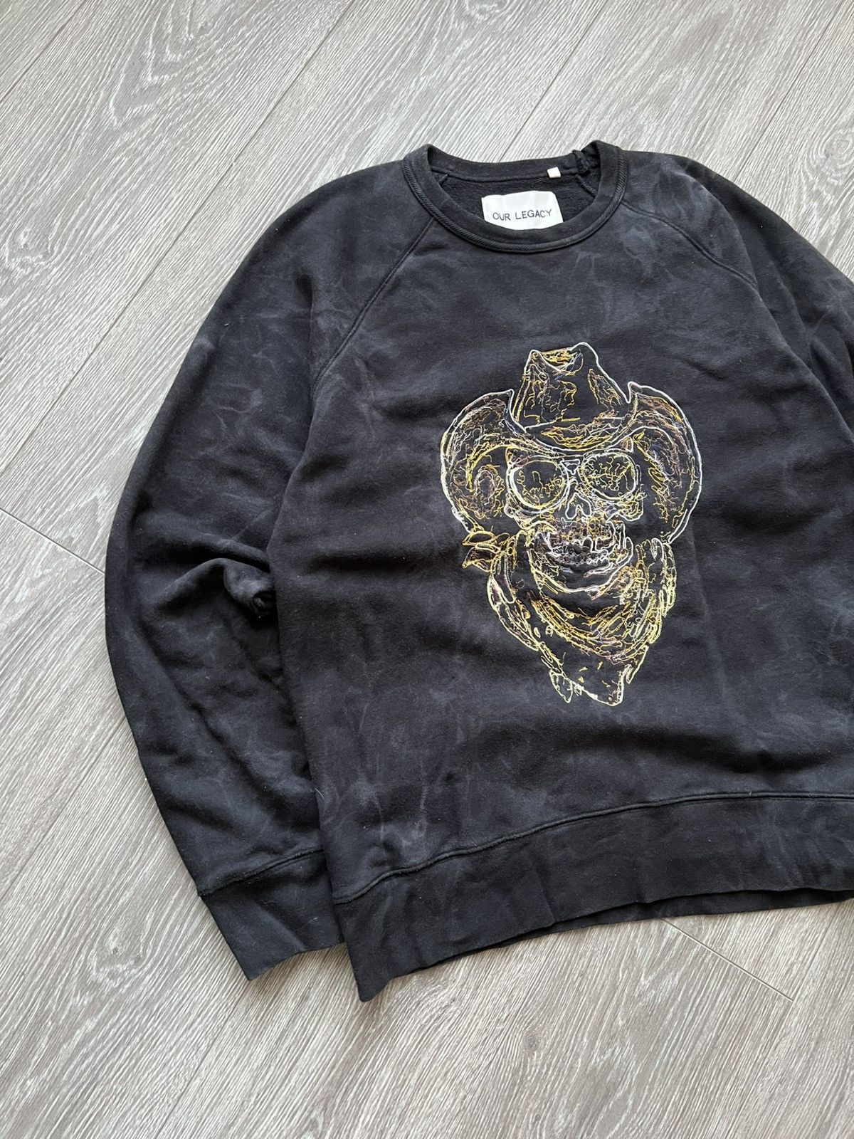 Our Legacy Our Legacy Sweatshirt Neon Skull Size US M / EU 48-50 / 2 - 4 Thumbnail
