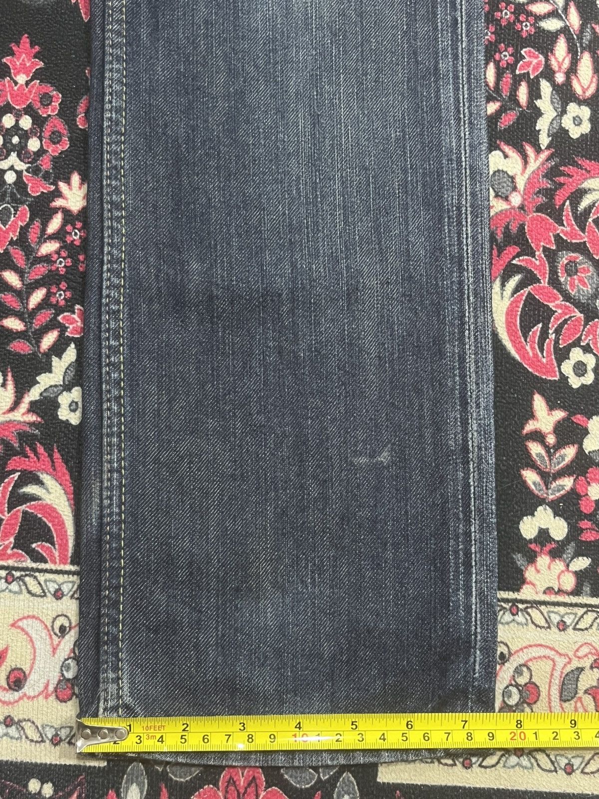 Levi's Vintage Levi’s 511 Slim Fit Blue Whisker Washed Rip Jeans Size US 31 - 16 Thumbnail