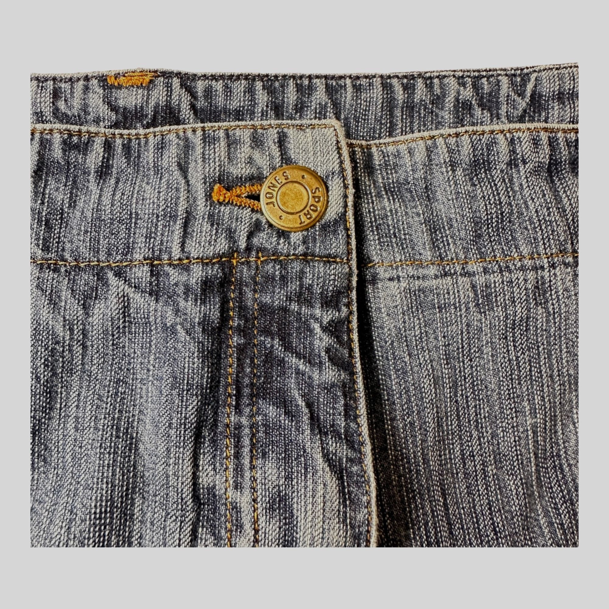 Jones New York Jones Sport Womens Denim Chambray Capris VGUC Summer Casual Size 35" - 3 Thumbnail