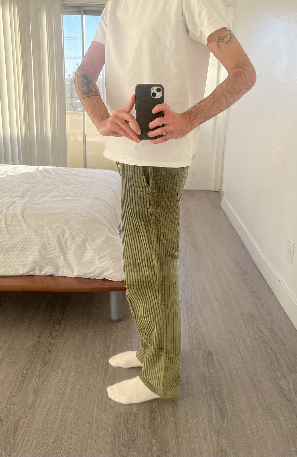 Sunnei Green corduroys Size US 30 / EU 46 - 4 Thumbnail