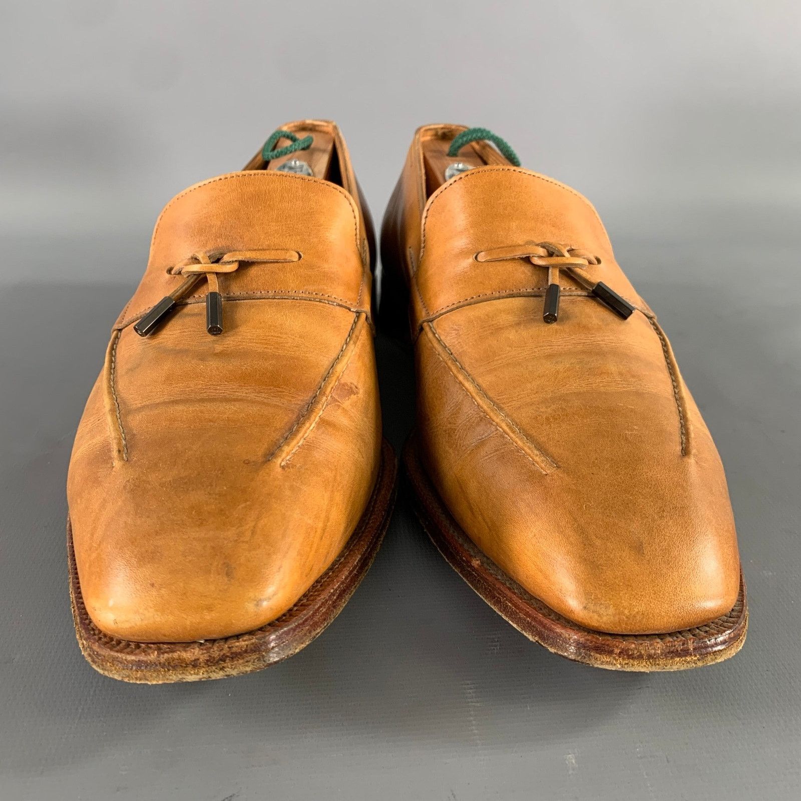 John Lobb JOHN LOBB Size 9.5 Tan Leather Tassels Loafers Size US 9.5 / EU 42-43 - 4 Thumbnail