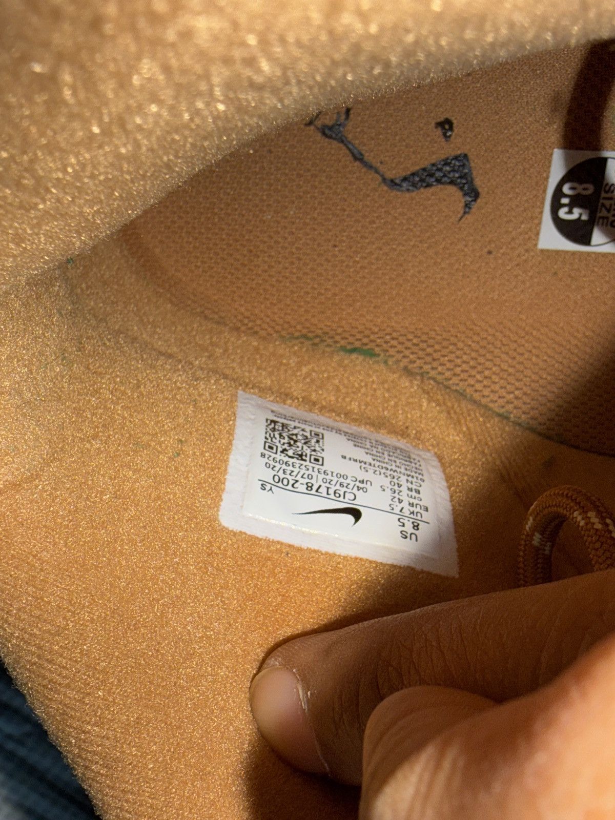 Nike Nike Air Force 1 High ‘ Flax 2019 ’ Size US 8.5 / EU 41-42 - 5 Thumbnail
