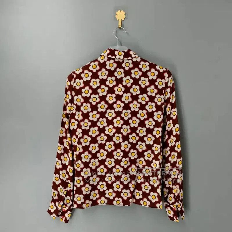 Miu Miu Miu Miu Multi-Colored Cotton Women's Shirt . Size M / US 6-8 / IT 42-44 - 2 Thumbnail