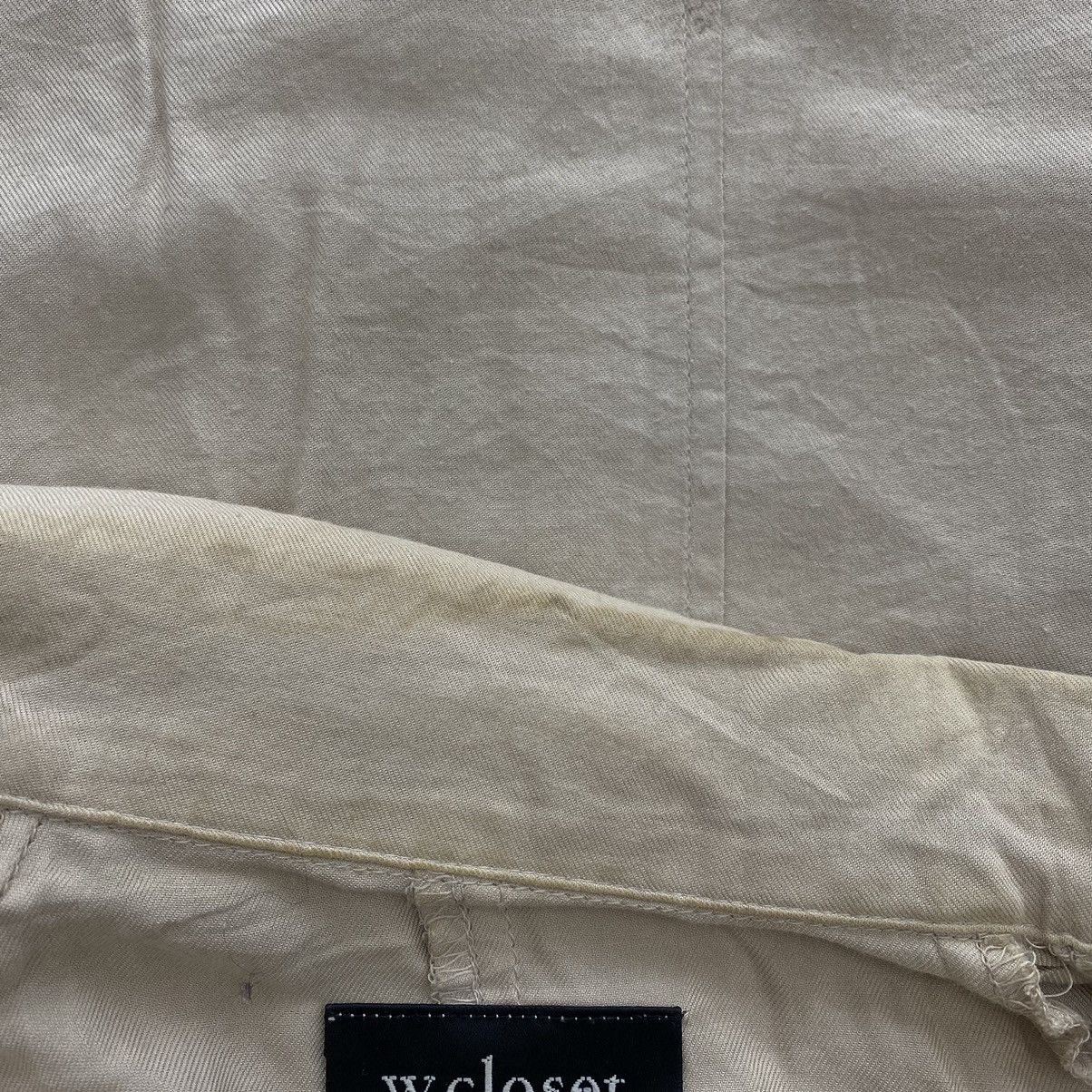 Japanese Brand × Vintage Vintage W.CLOSET Japanese Brand Beige Long Coat Size L / US 10 / IT 46 - 9 Thumbnail
