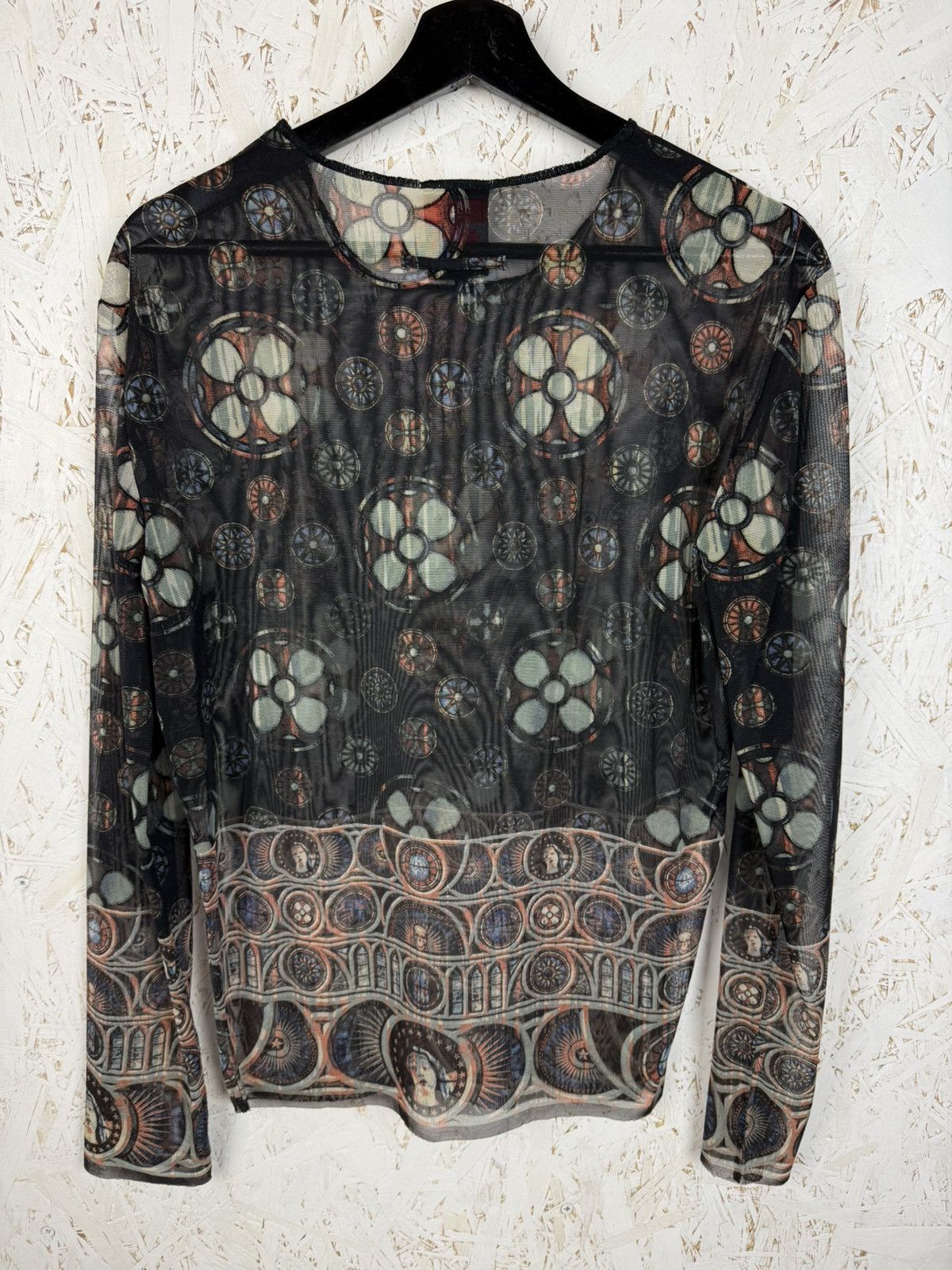 Jean Paul Gaultier Vintage Jean Paul Gaultier Church Stained Glass Mesh Top 48 Size US M / EU 48-50 / 2 - 4 Thumbnail