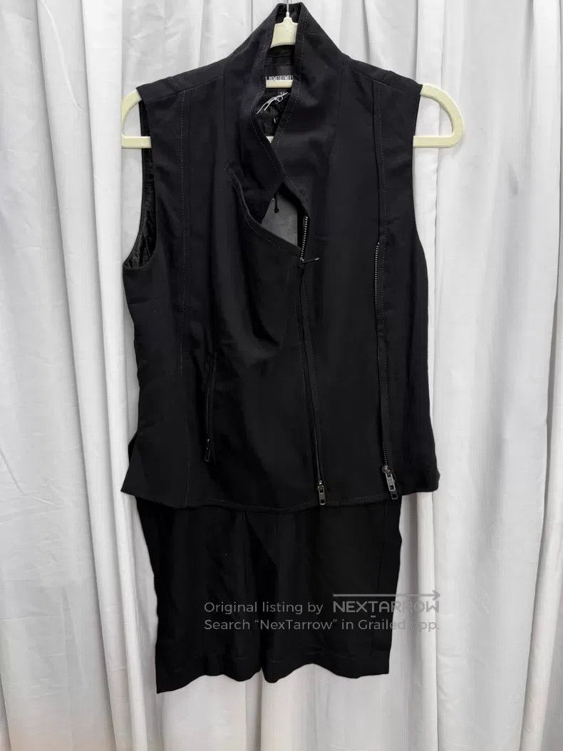 Ann Demeulemeester Ann Demeulemeester Double zip sleeveless vest with layered Size 4XL / US 24-26 - 8 Thumbnail