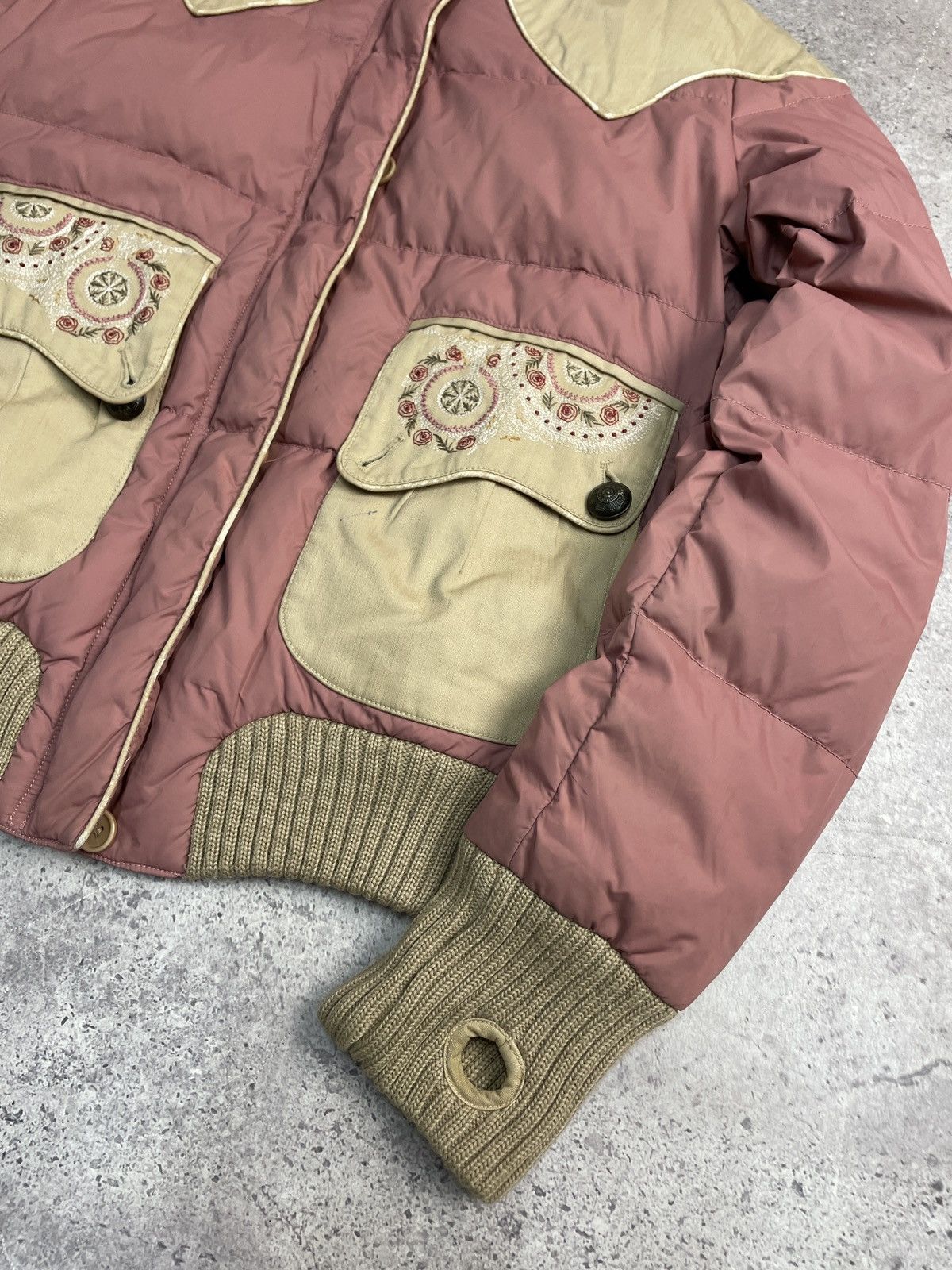 Le Grande Bleu (L.G.B.) Vintage Y2K Parasuco Cult Faux Fur Trim Girly Puffer Jacket Size S / US 4 / IT 40 - 6 Thumbnail
