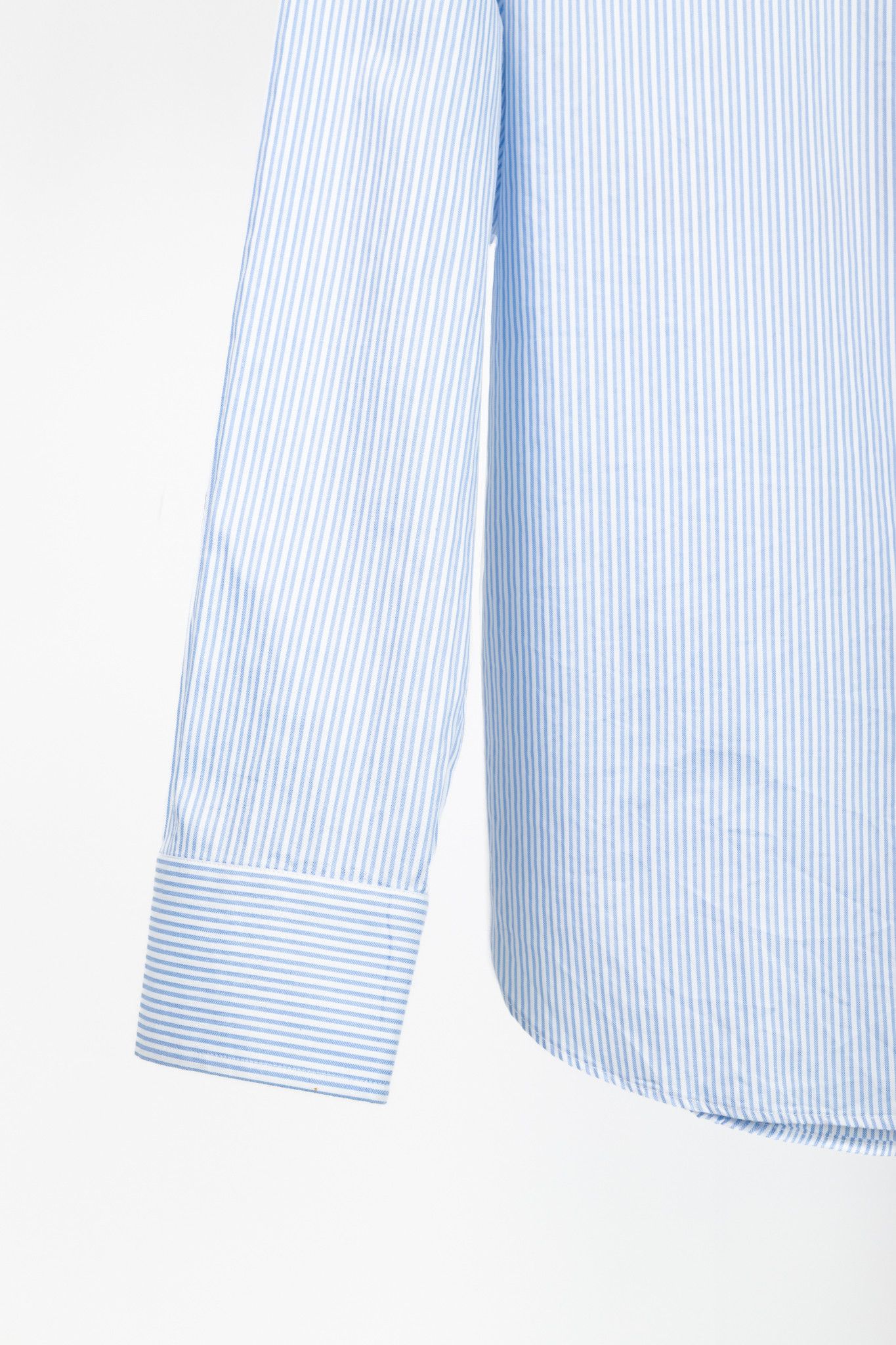 Gucci Gucci Blue & White Striped Cotton-Poplin Buttoned Shirt Size US M / EU 48-50 / 2 - 6 Thumbnail