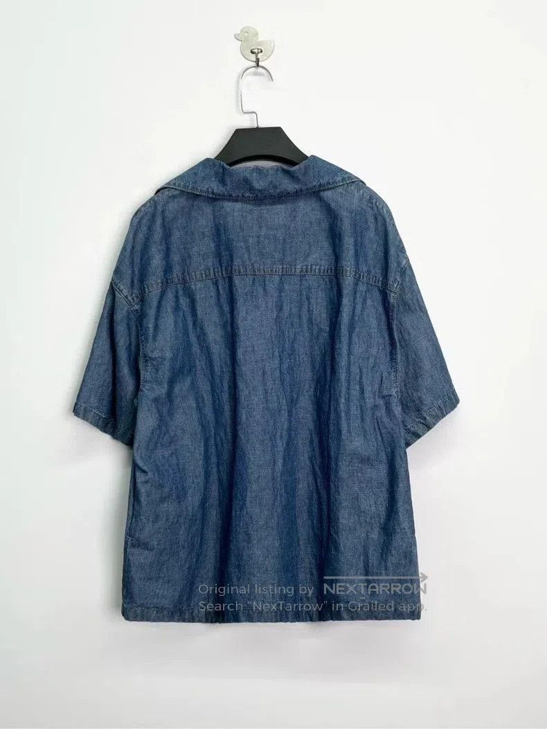 Prada Prada SS23 Denim Short Sleeve Shirt. Size US M / EU 48-50 / 2 - 2 Thumbnail