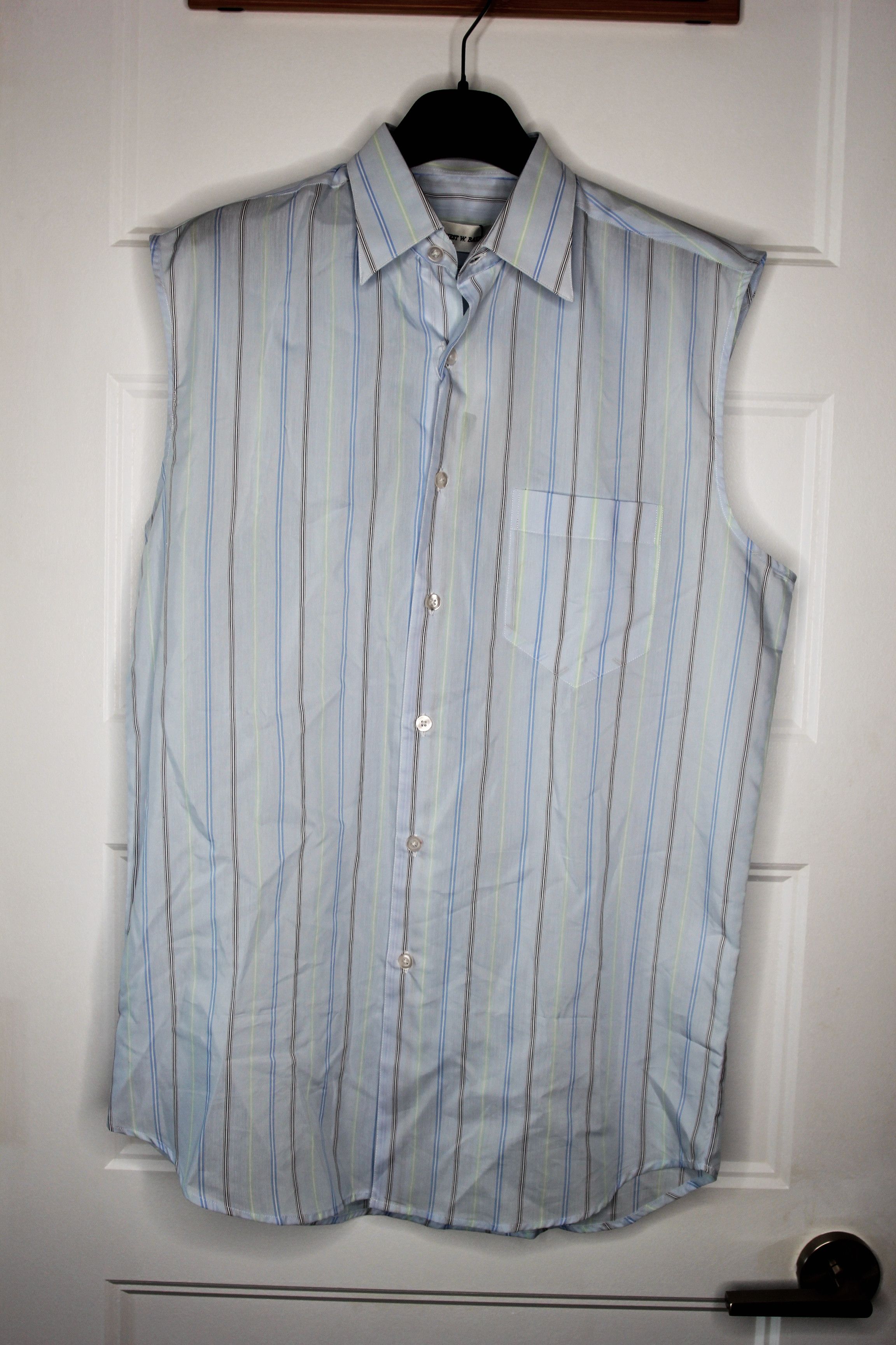 Ernest W. Baker BNWT SS23 ERNEST W. BAKER STRIPED SLEEVELESS SHIRT 46 Size US S / EU 44-46 / 1 - 2 Thumbnail