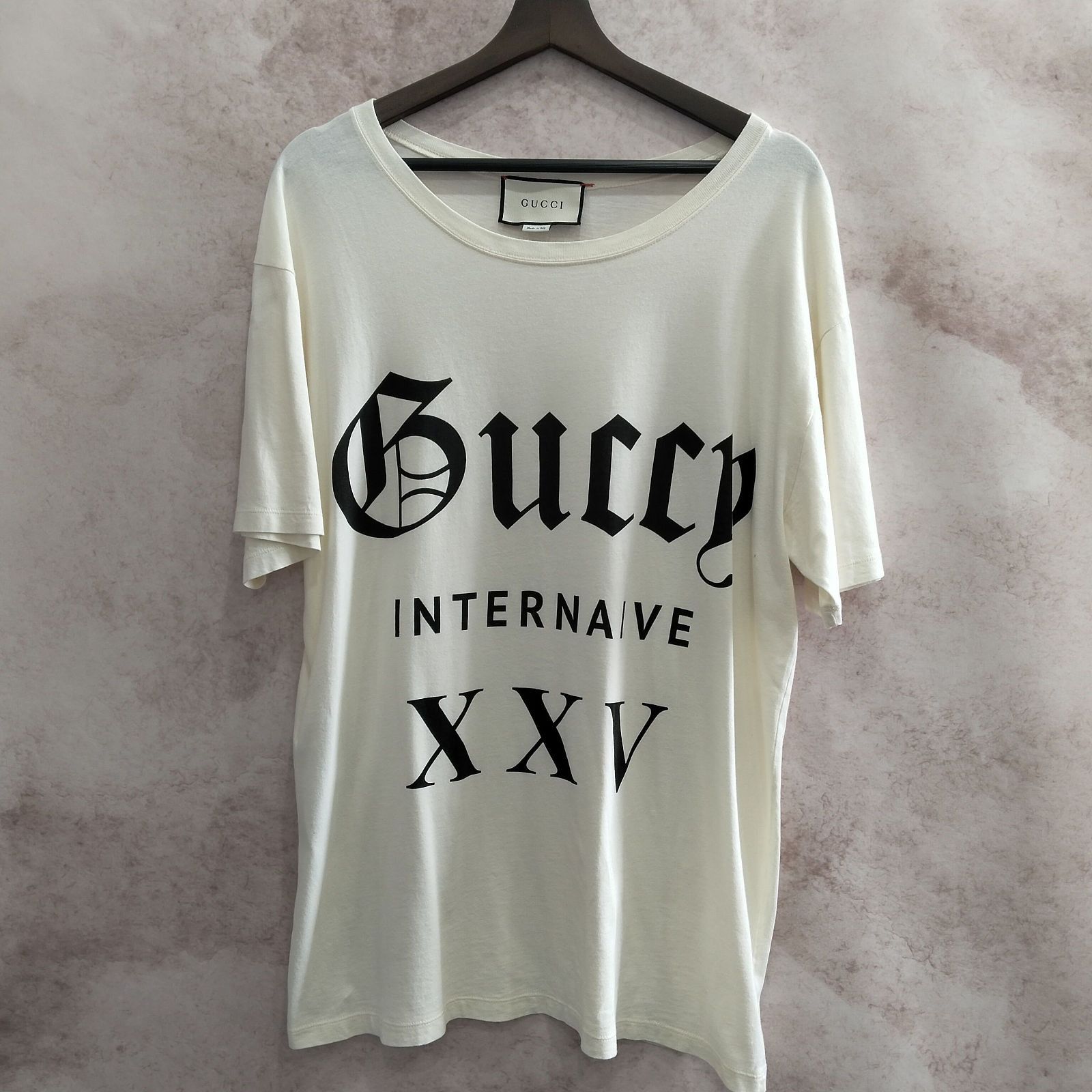 Gucci Gucci Guccy Logo T-Shirt Size L Size US L / EU 52-54 / 3 - 1 Thumbnail