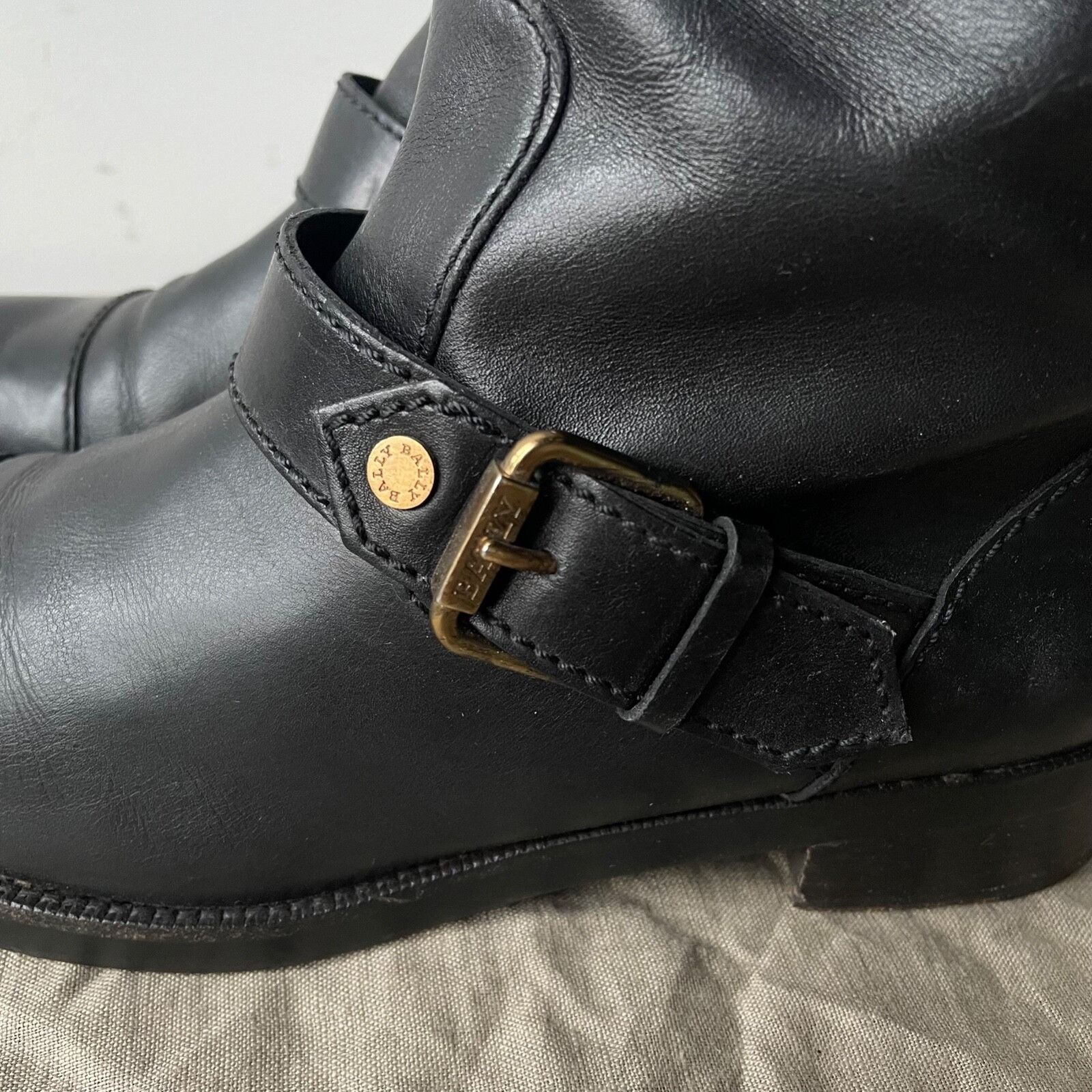 Bally Bally Leather Riding Boots 9024AC Size US 8 / IT 38 - 2 Thumbnail