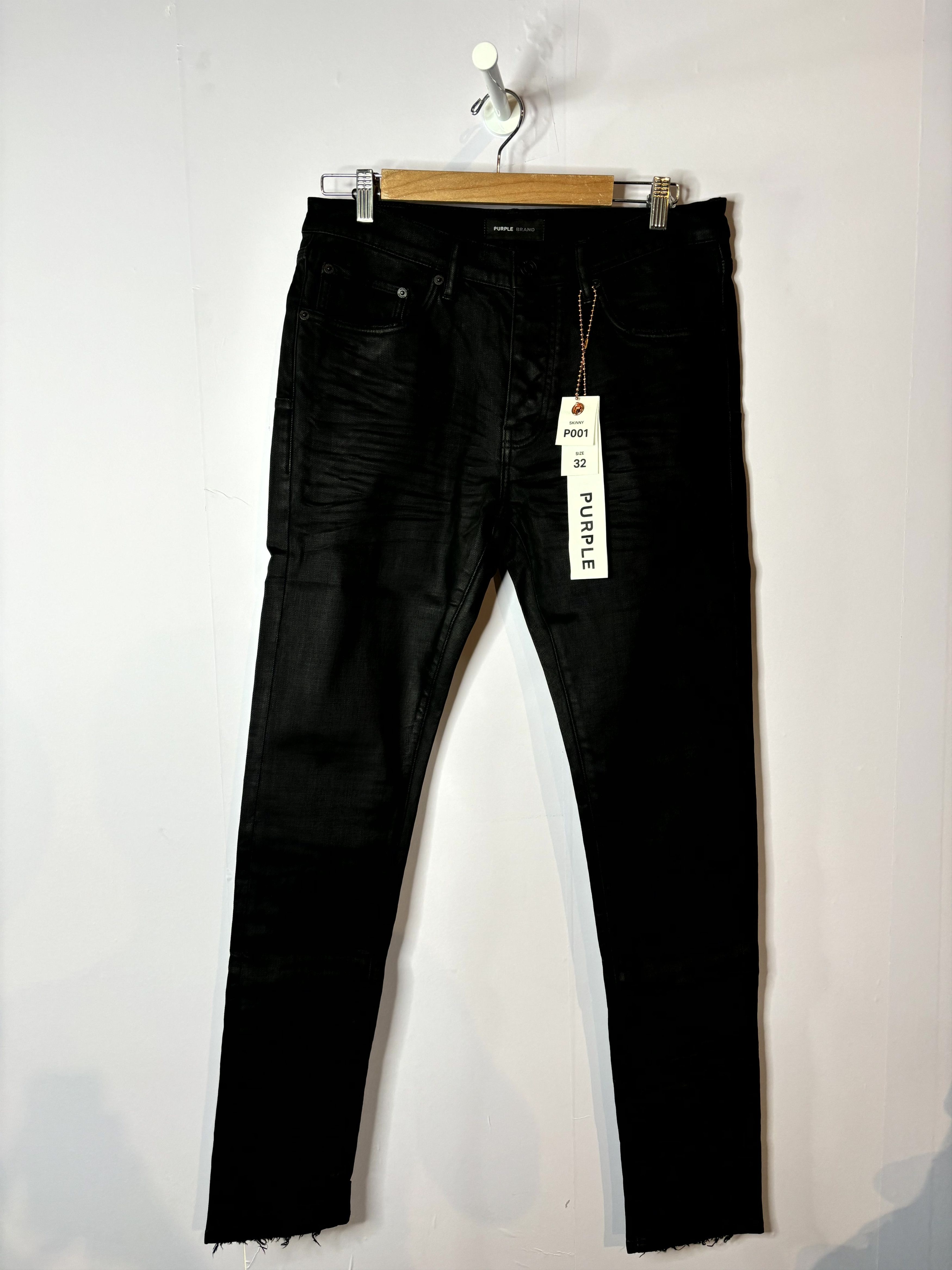 Purple Brand Purple Jeans - P001 Black Overspray | Grailed