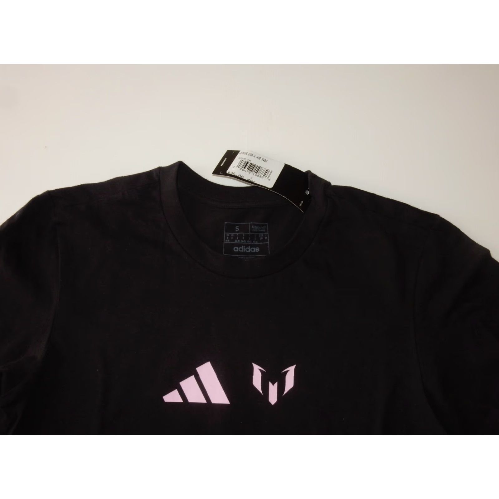 Adidas adidas Men's T Shirt S Lionel Messi One More But Who's Counting? Black Cotton Short Sleeve Graphic Print NWT Mens Size S Size US S / EU 44-46 / 1 - 2 Thumbnail