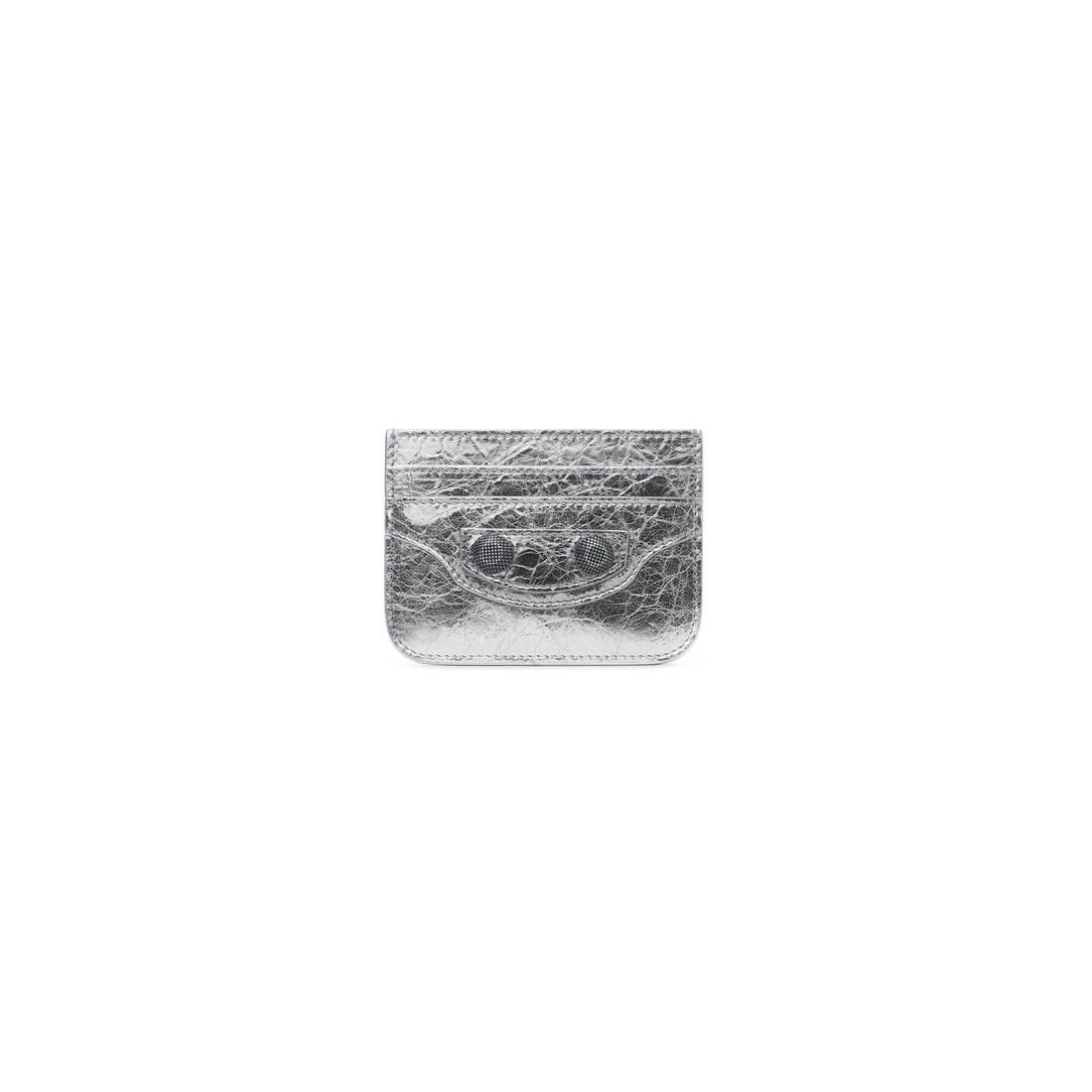 Balenciaga o1srvl11e0825 Size: OS / Le Cagole Card Holder Metallized Size ONE SIZE - 1 Thumbnail