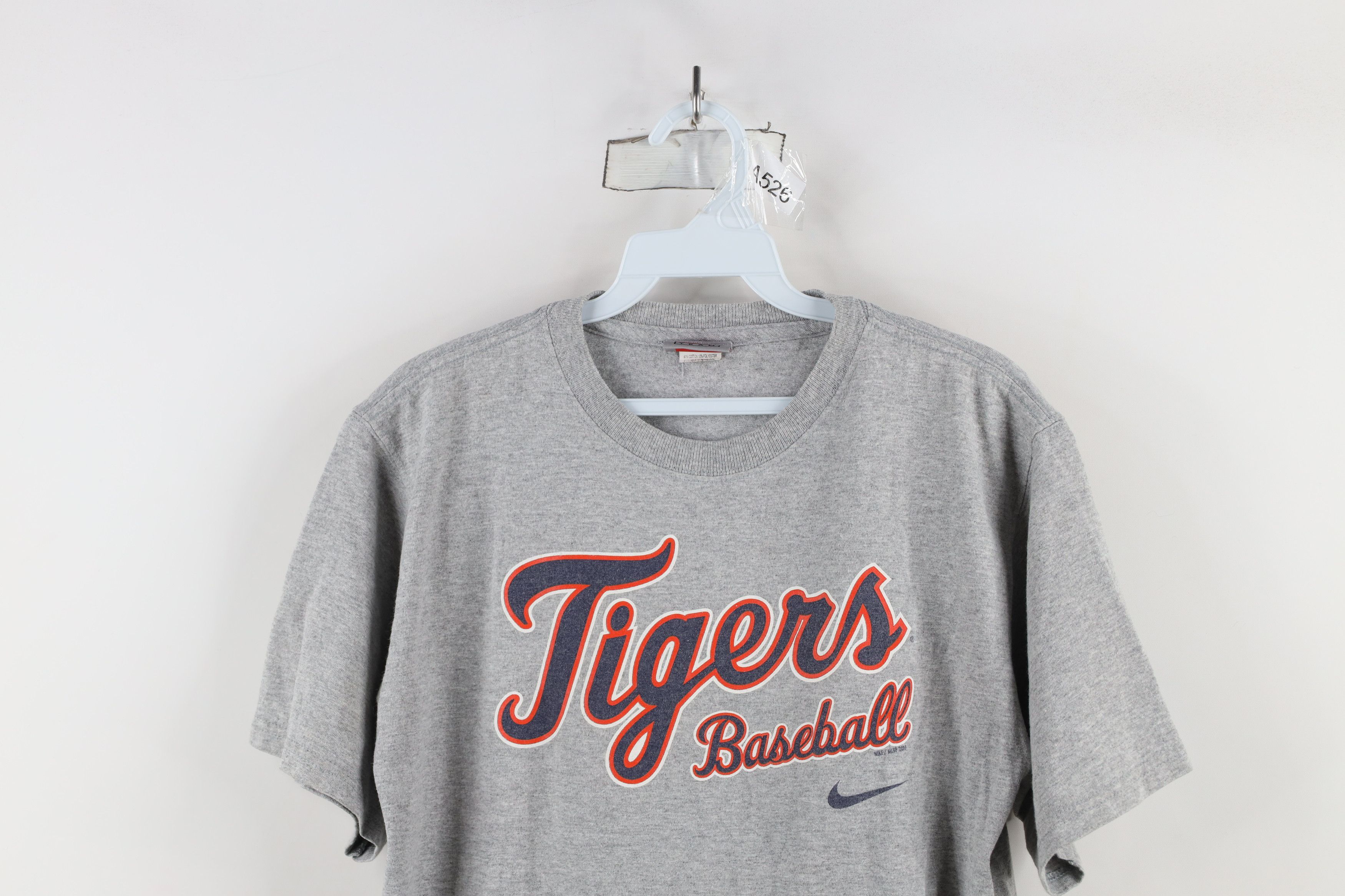 Nike × Vintage Y2K Nike Scott Mini Swoosh Detroit Tigers Baseball T-Shirt Size US S / EU 44-46 / 1 - 2 Thumbnail