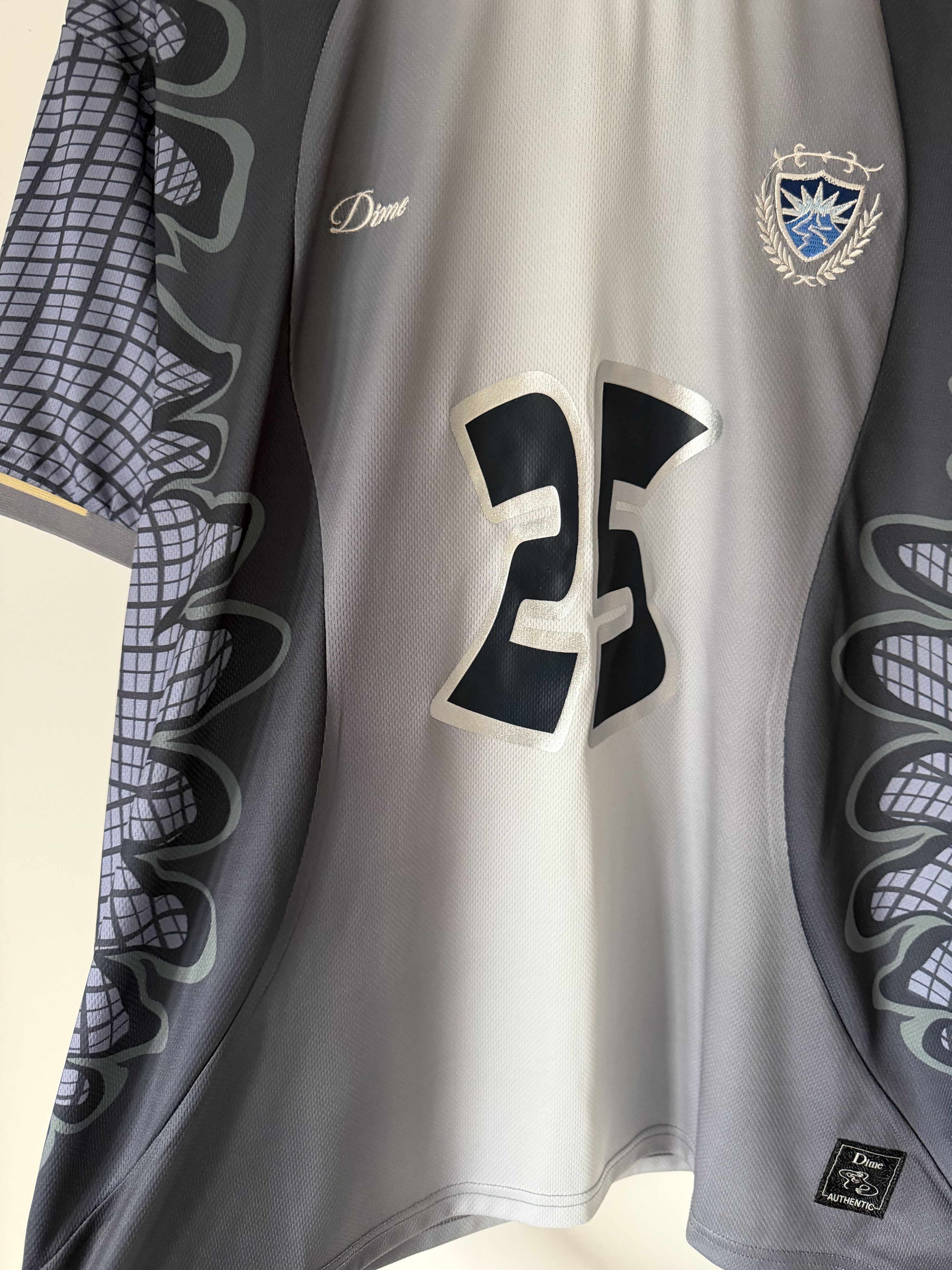 Dime Dime MTL Holy Flame Jersey in Silver Fire Size US L / EU 52-54 / 3 - 3 Thumbnail