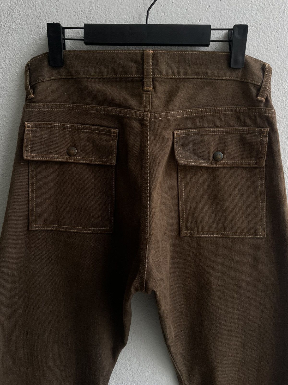 Bape Vintage 2000's Bathing Ape Busy Work Denim Bush Pants Size US 31 - 7 Thumbnail