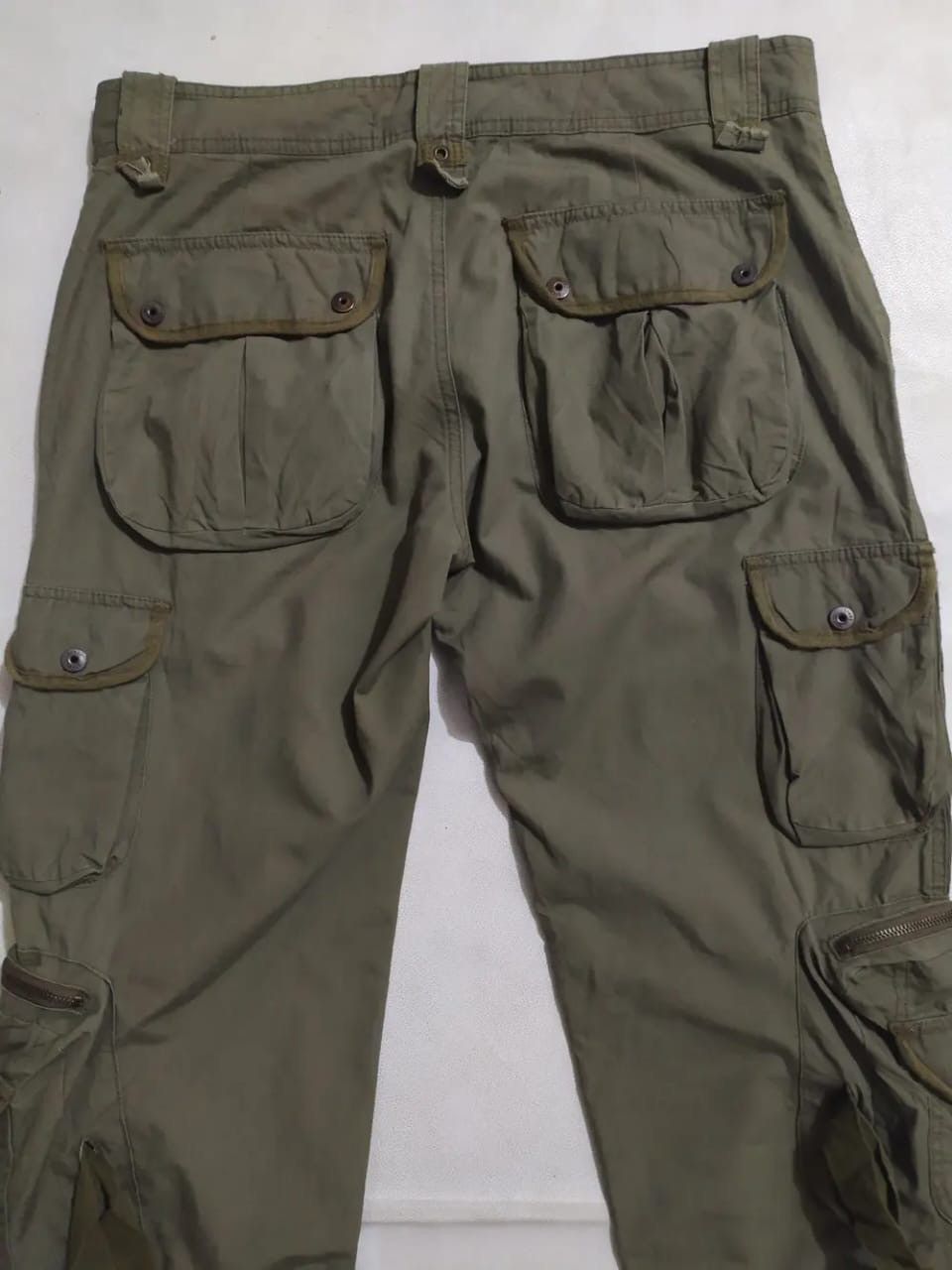 Japanese Brand Hendrix Project Multipocket Tactical Cargo Bondage Pants Size US 34 / EU 50 - 7 Thumbnail