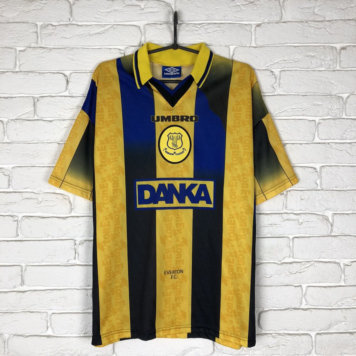 Everton 1996 1997 away soccer jersey umbro vintage