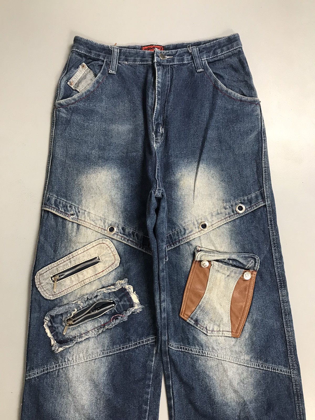 JNCO Vintage tiantangniao multi-pocket denim Size US 32 / EU 48 - 5 Thumbnail