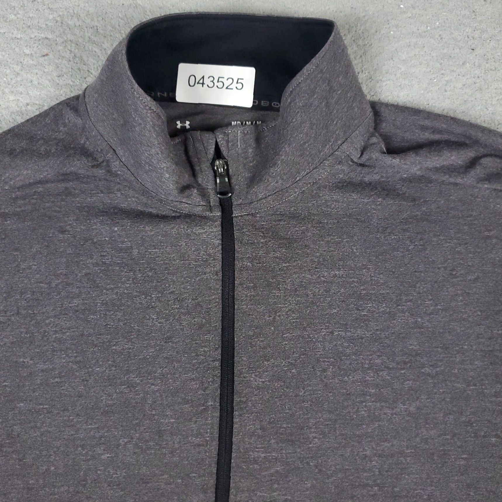 Under Armour Under Armour T Shirt Mens Medium Gray Active 1/4 Zip Pullover Long Sleeve Size US M / EU 48-50 / 2 - 2 Thumbnail