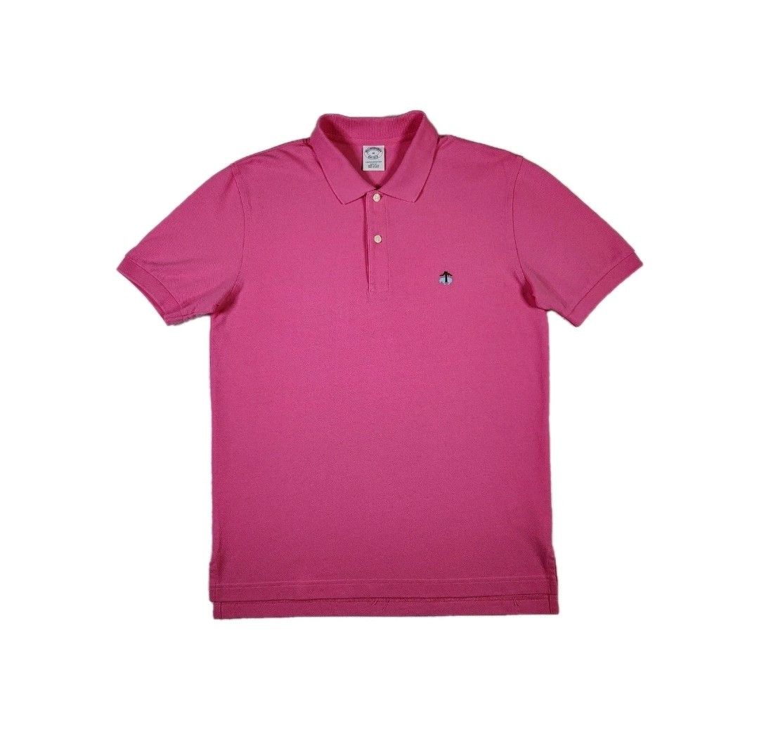 Brooks Brothers Brooks Brothers Polo Shirt Medium Pink Pique Embroidered Size US M / EU 48-50 / 2 - 1 Thumbnail