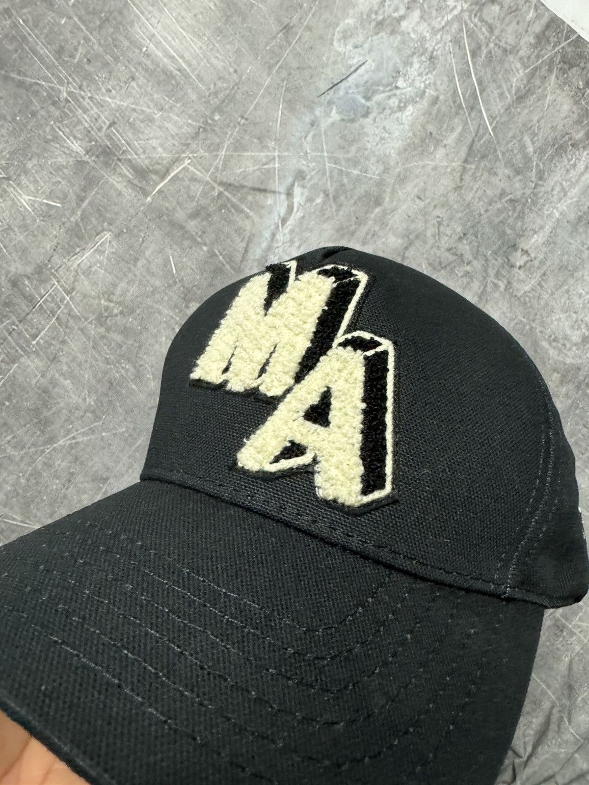 Amiri Amiri Chenille Patch MA Hat Size ONE SIZE - 2 Thumbnail