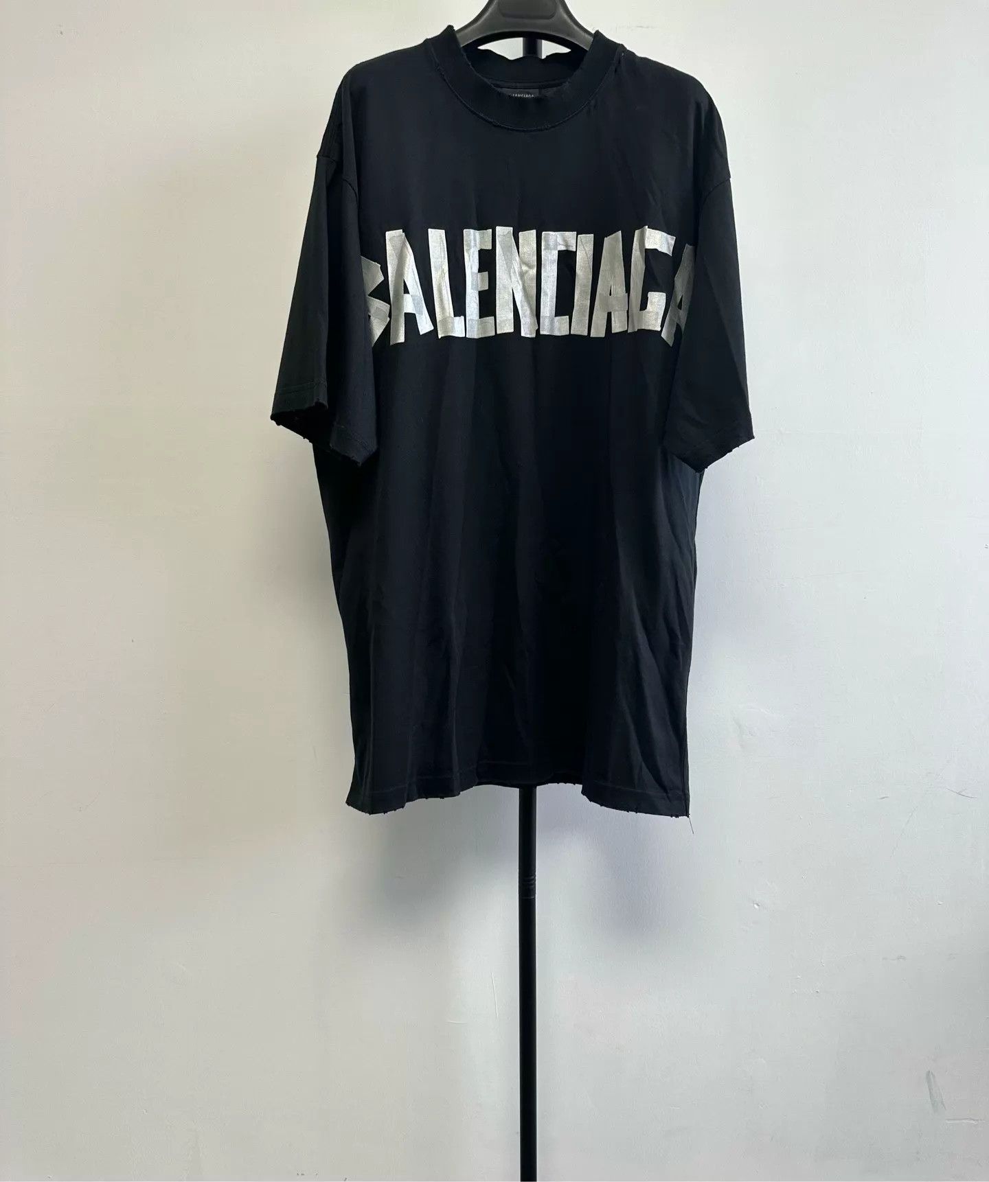Balenciaga New Balenciaga Super Destroyed Mirror T-Shirt Summer24