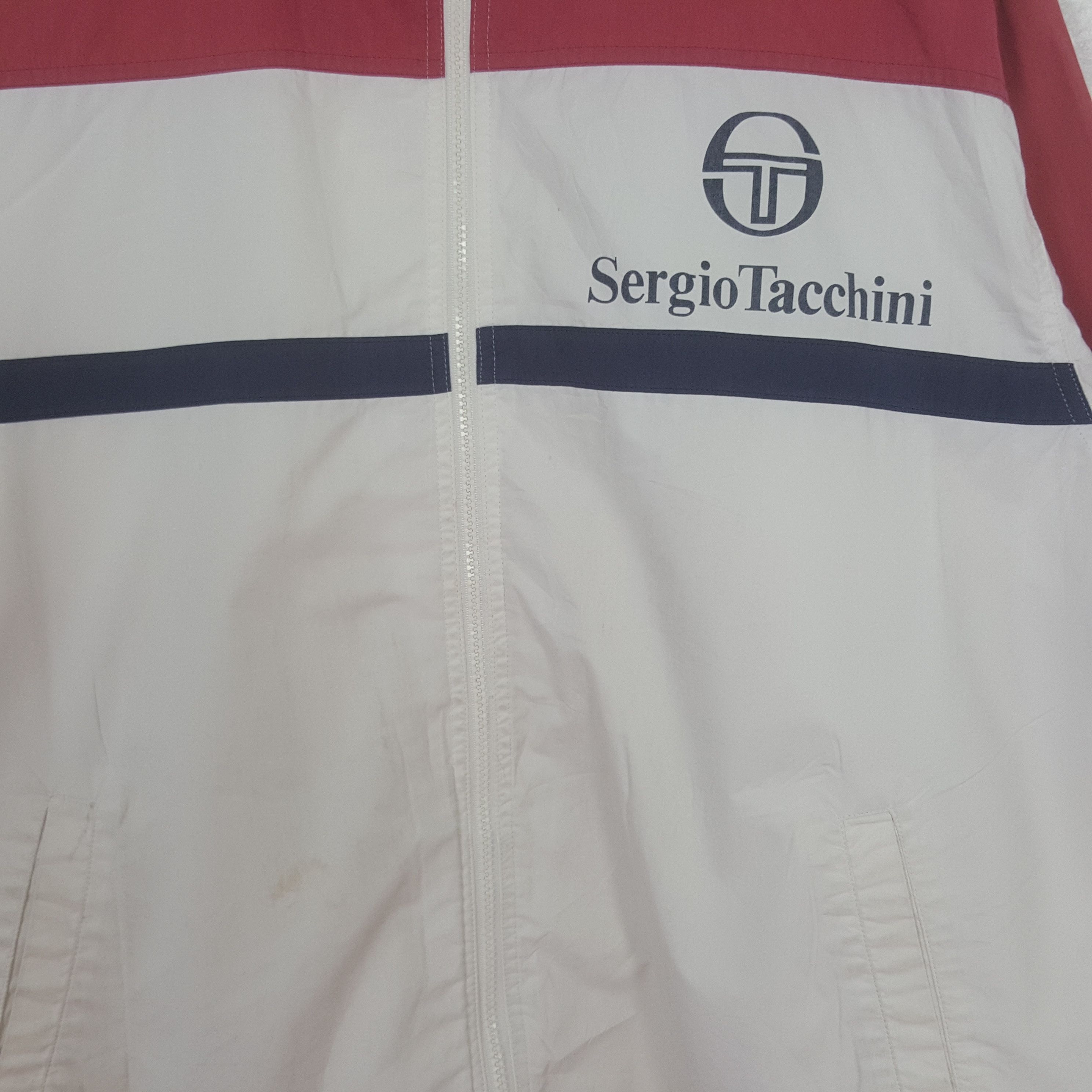 Sergio Tacchini Vintage Sergio Tacchini Tennis Windbreaker Jacket C314N12 Size US L / EU 52-54 / 3 - 2 Thumbnail