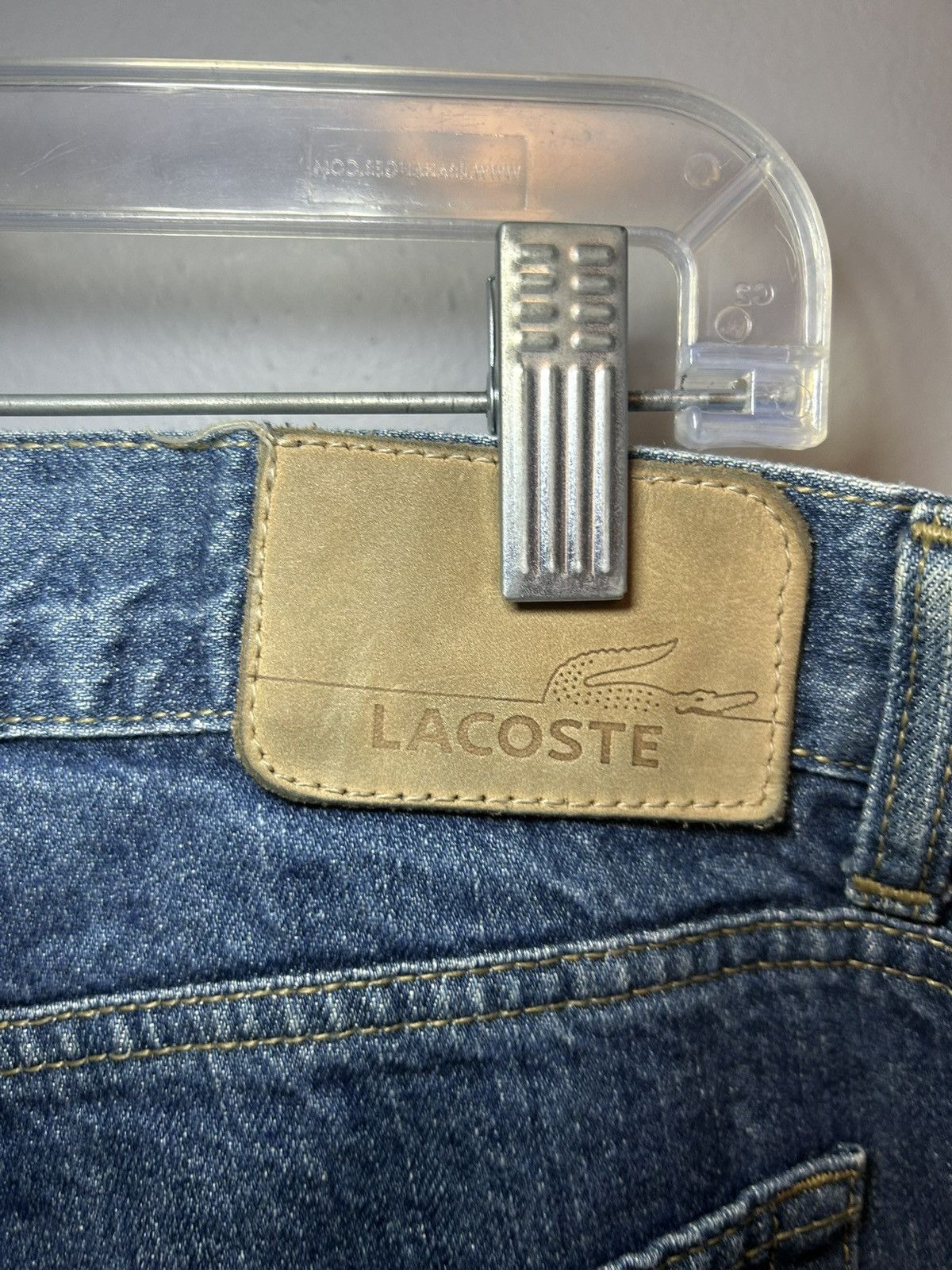 Lacoste Vintage Lacoste baggy blue jeans Size US 36 / EU 52 - 4 Thumbnail