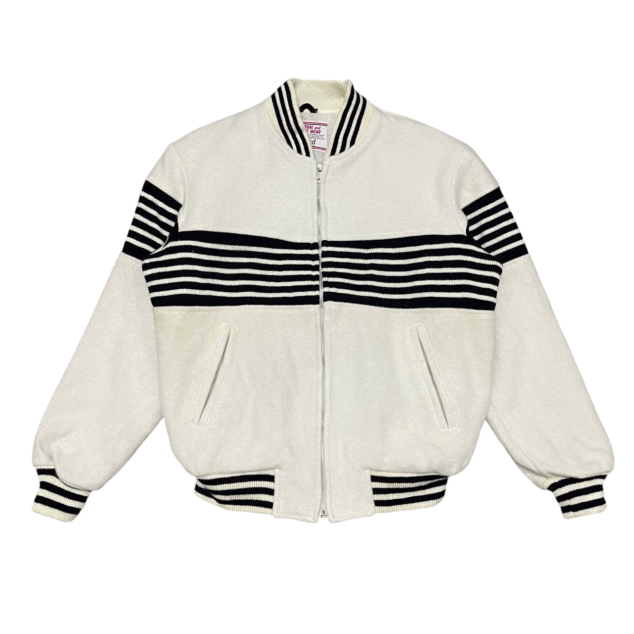Japanese Brand Vintage Miclad Wool Bomber Jacket Size US L / EU 52-54 / 3 - 1 Thumbnail