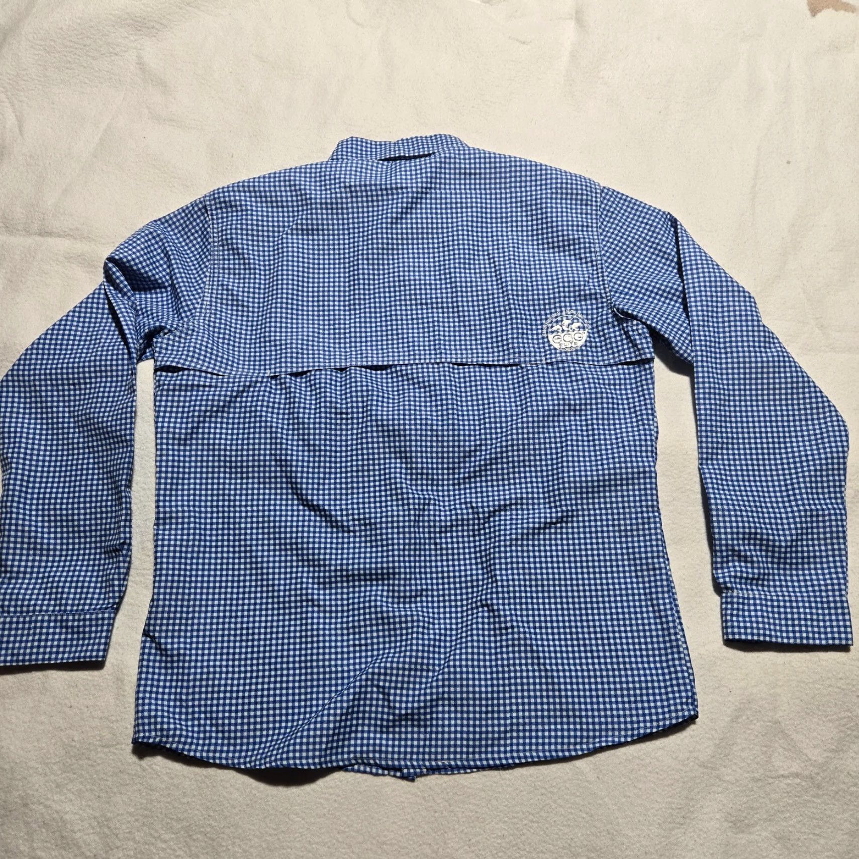 Vintage EAG Elite Shirt Button-Up Check Blue Long Sleeve L Men's Size US L / EU 52-54 / 3 - 7 Thumbnail