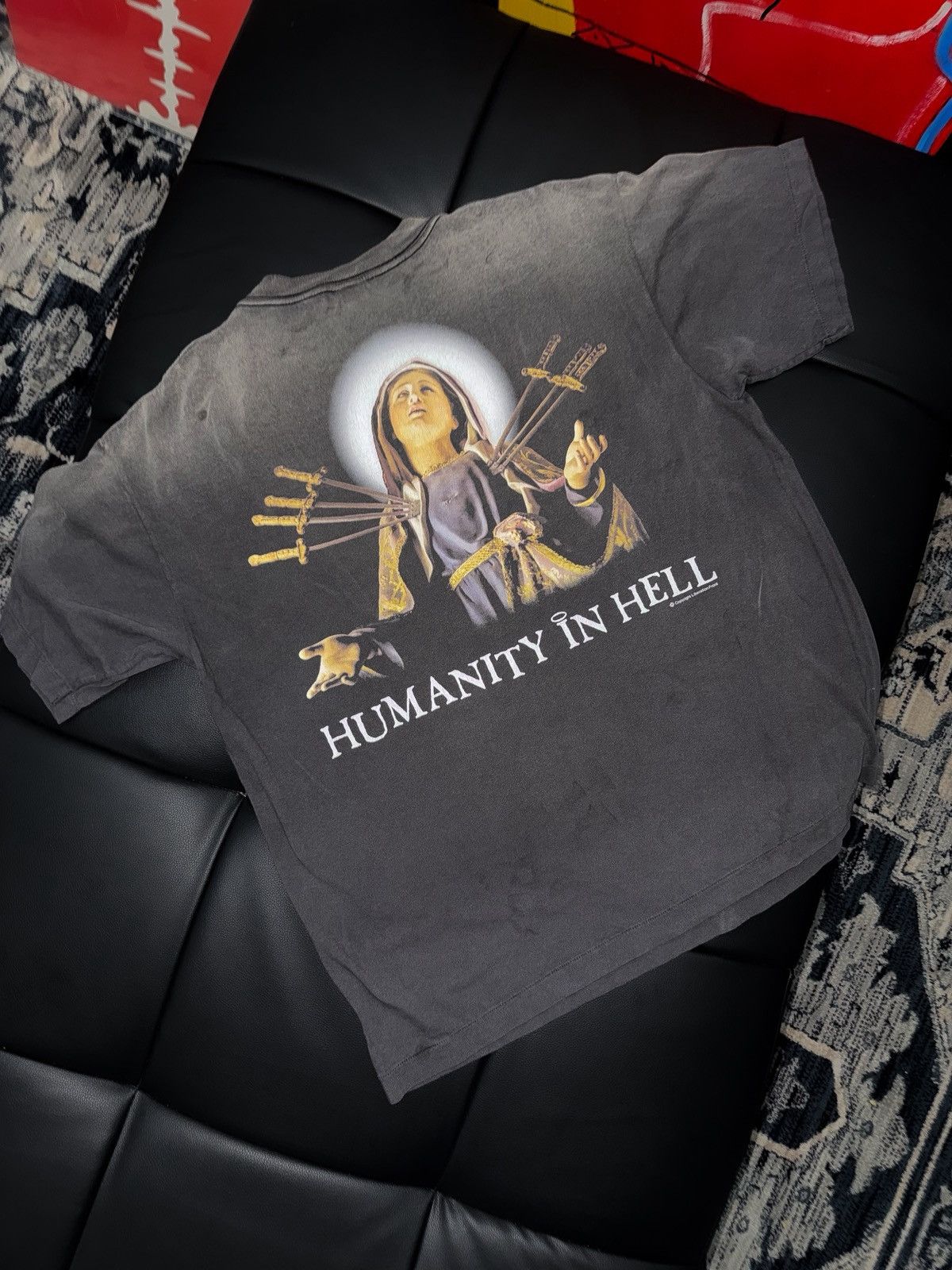 Saint Michael JESUS t shirt Size US M / EU 48-50 / 2 - 2 Thumbnail