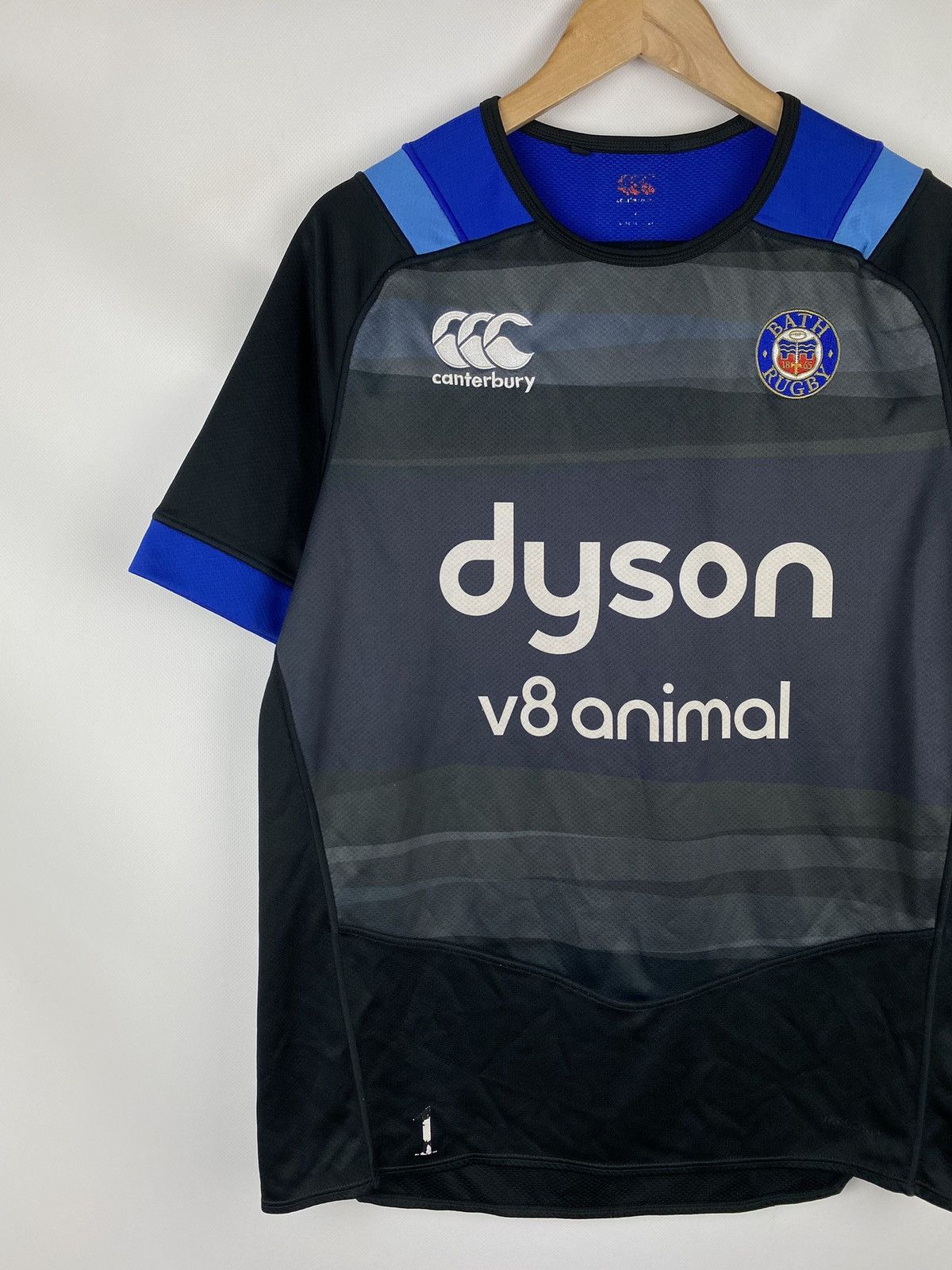 Canterbury of New Zealand Canterbury Bath Rugby men’s Away Rugby Shirt Jersey Size L Size US L / EU 52-54 / 3 - 2 Thumbnail