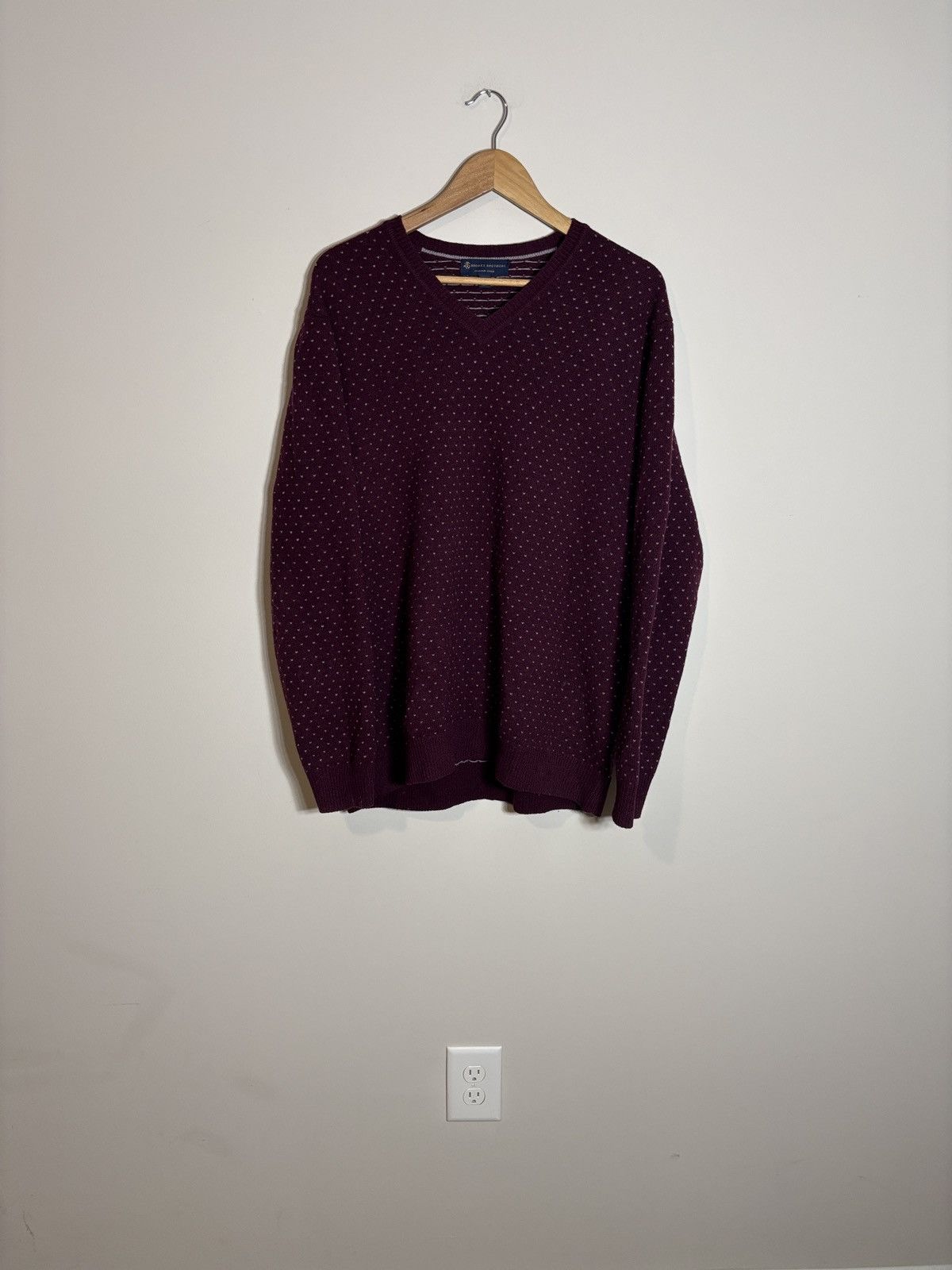 Brooks Brothers Brooks Brothers Italian Yarn Merino Birdseye Sweater XL Size US XL / EU 56 / 4 - 1 Thumbnail