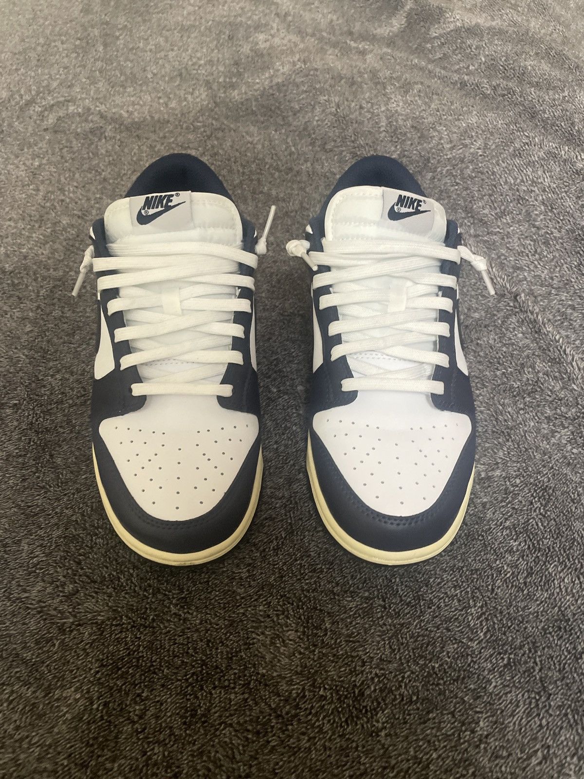 Nike Nike midnight navy dunk low Size US 10 / EU 43 - 3 Thumbnail