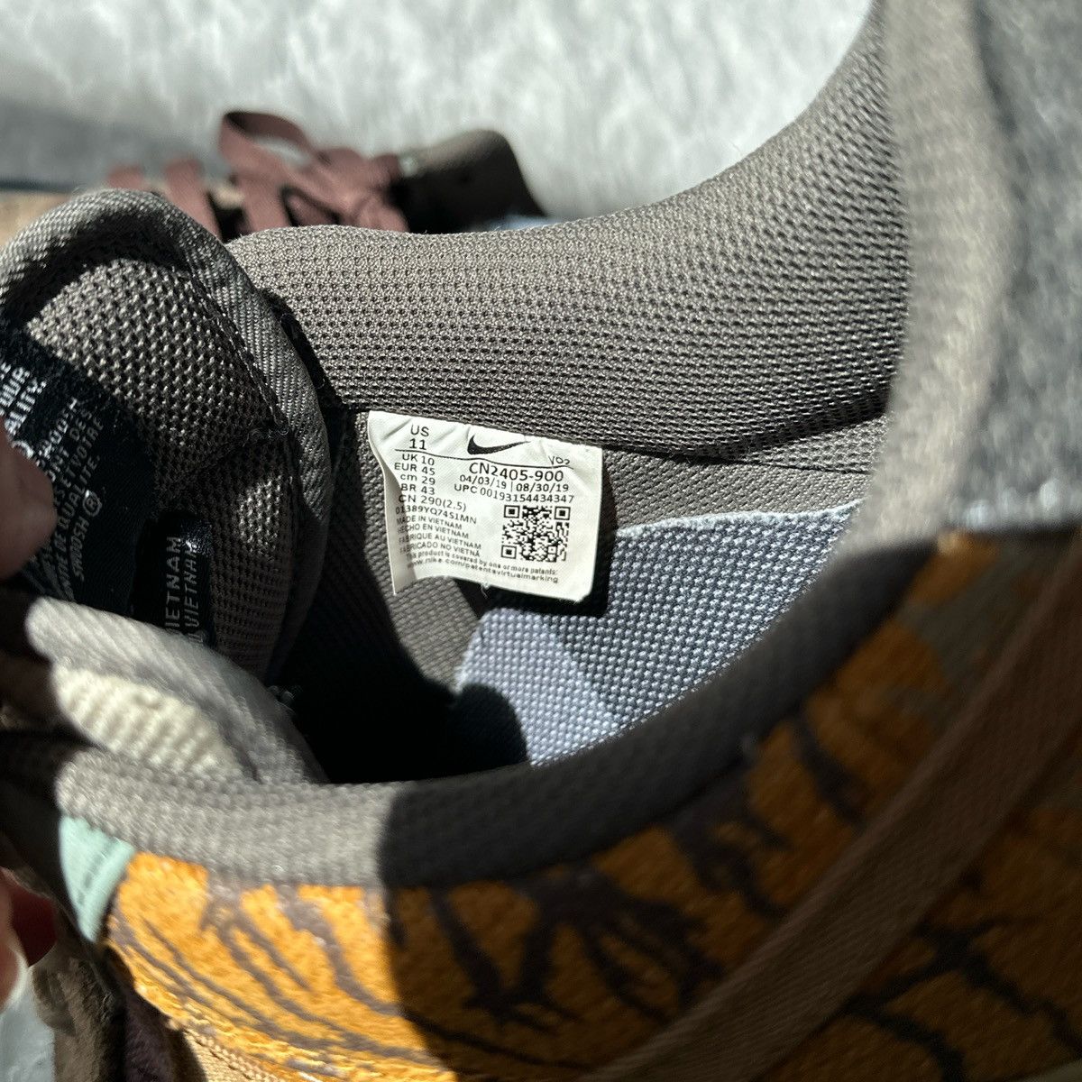 Nike × Travis Scott Travis Scott x Nike Air Force 1 “Cactus Jack” Size US 11 / EU 44 - 9 Thumbnail