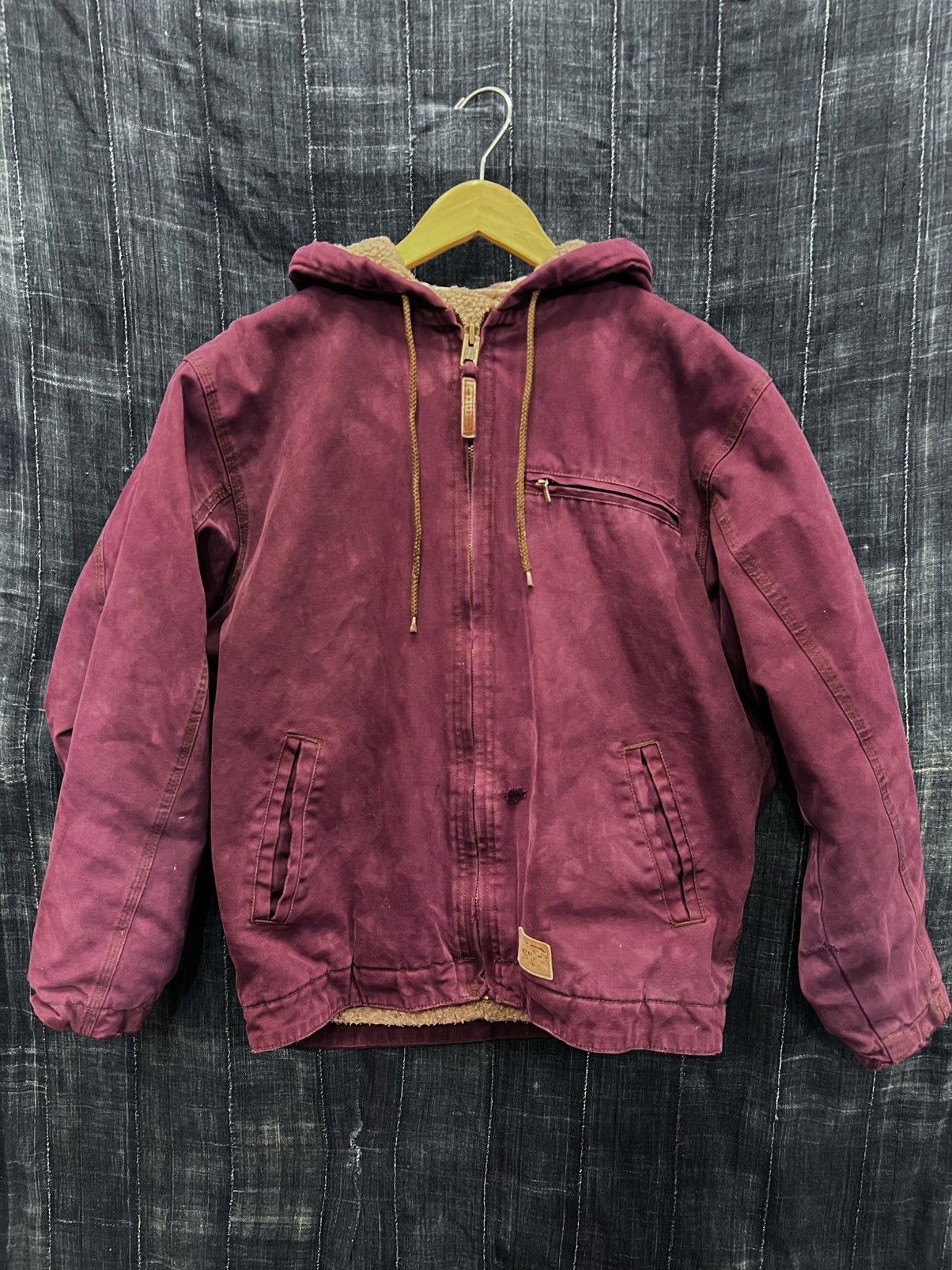 Carhartt Plum Purple Schmitt Sherpa Jacket Size US S / EU 44-46 / 1 - 1 Thumbnail