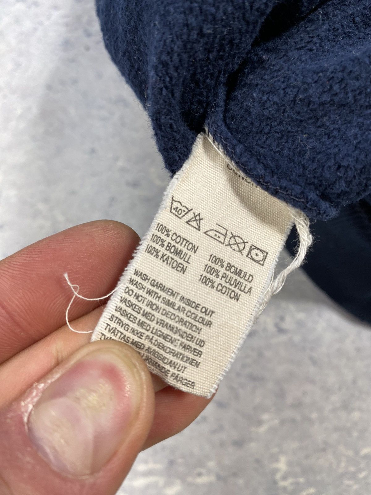 Levi's × Vintage Vintage Levi’s Men’s Blue Sweatshirt With Big Centre Logo Size US L / EU 52-54 / 3 - 13 Thumbnail