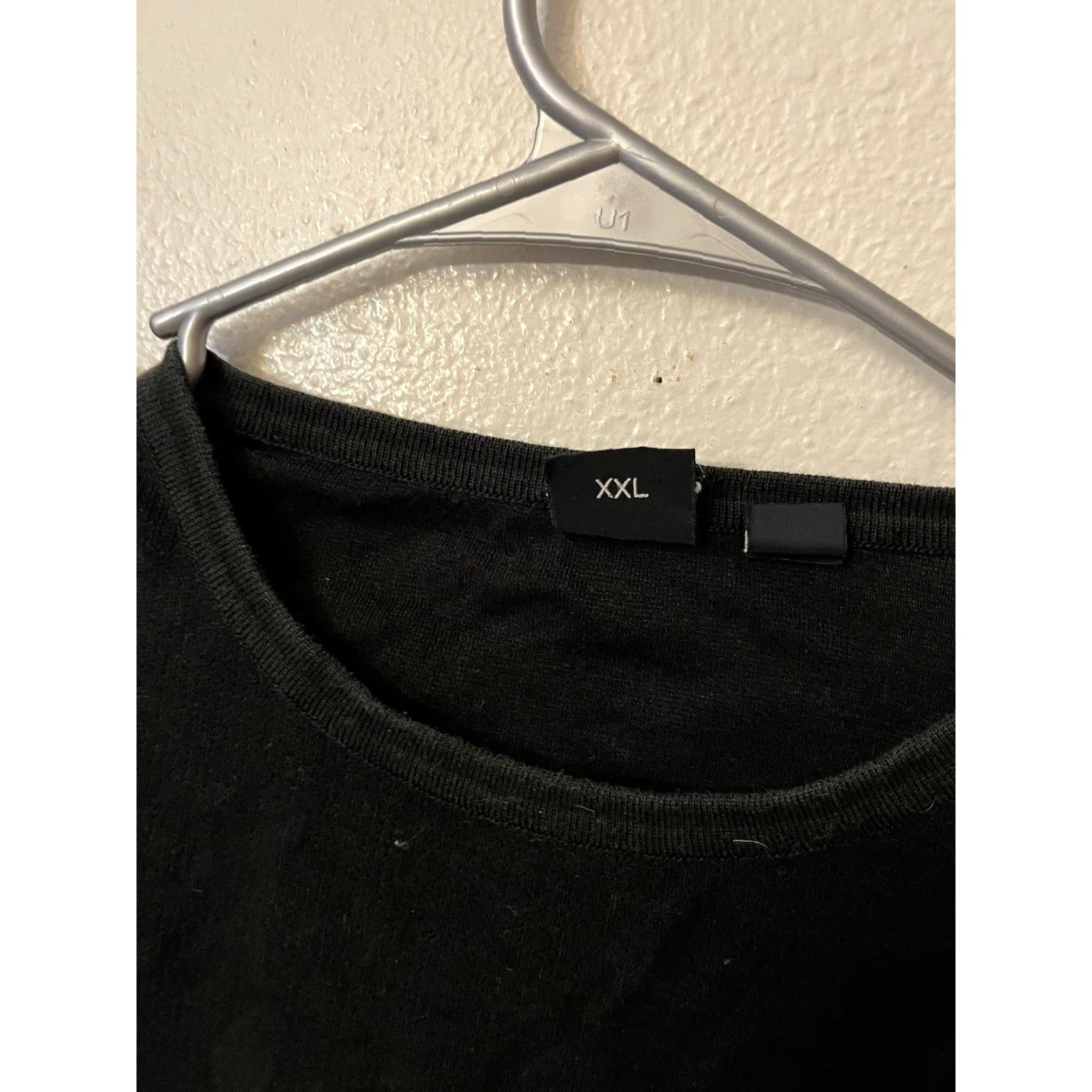 Hugo Boss HUGO BOSS Logo Solid Pullover Sweatshirt Crewneck XXL Black Mens Pullover Logo Sweatshirt Black 2XL Men Size US XXL / EU 58 / 5 - 2 Thumbnail
