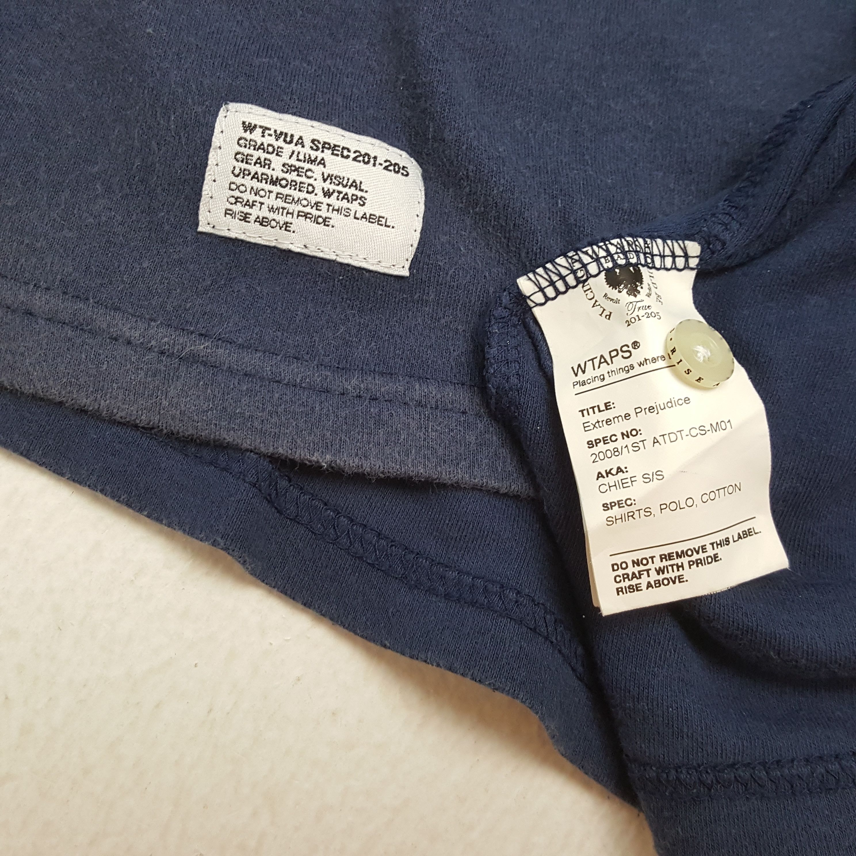 Japanese Brand × Vintage × Wtaps WTAPS 23 Casual Style Polos Size US L / EU 52-54 / 3 - 6 Thumbnail
