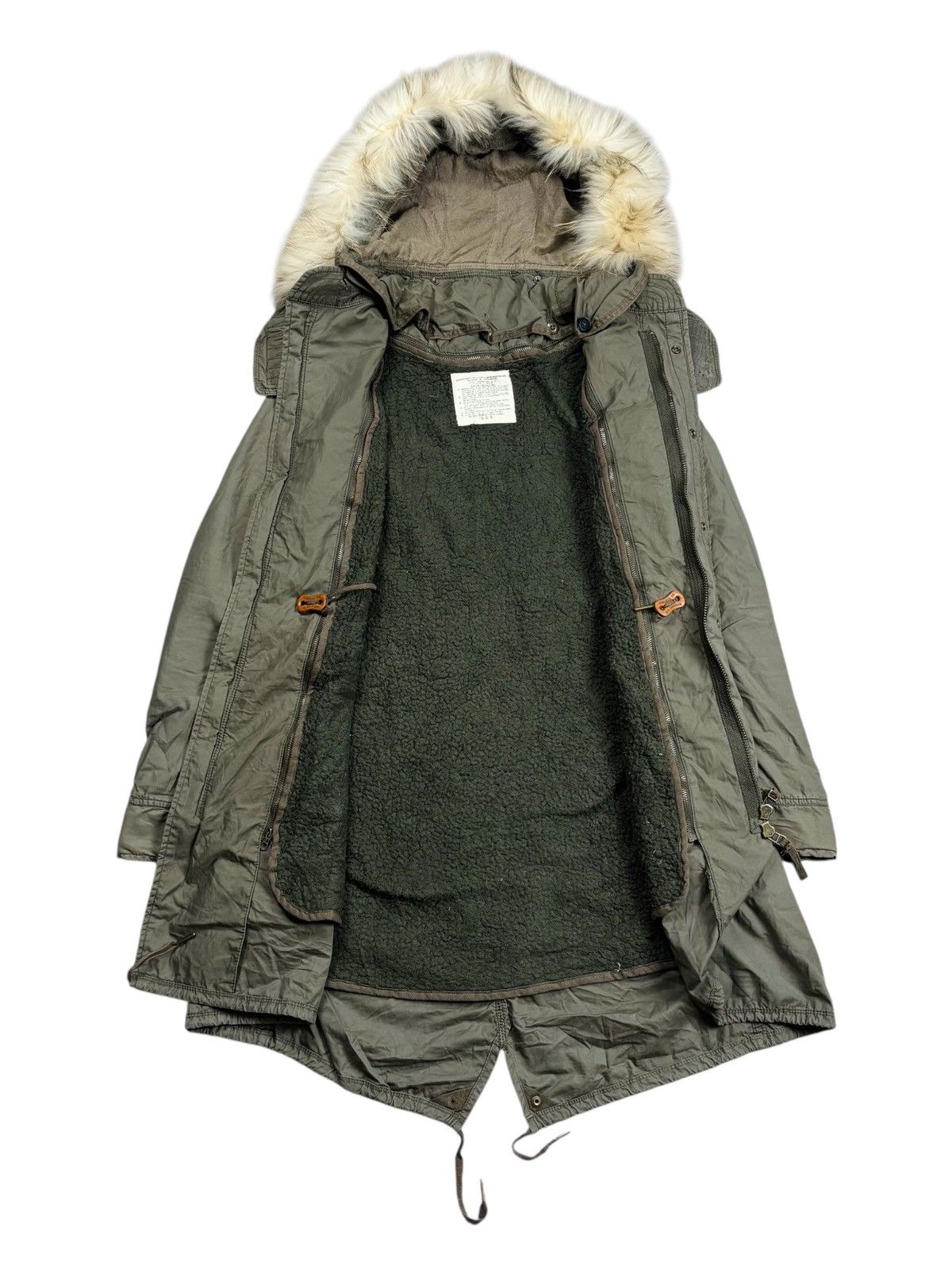 GOA 2000s GOA - Fur Hoodie Apocalypse Style Jacket Size US M / EU 48-50 / 2 - 2 Thumbnail