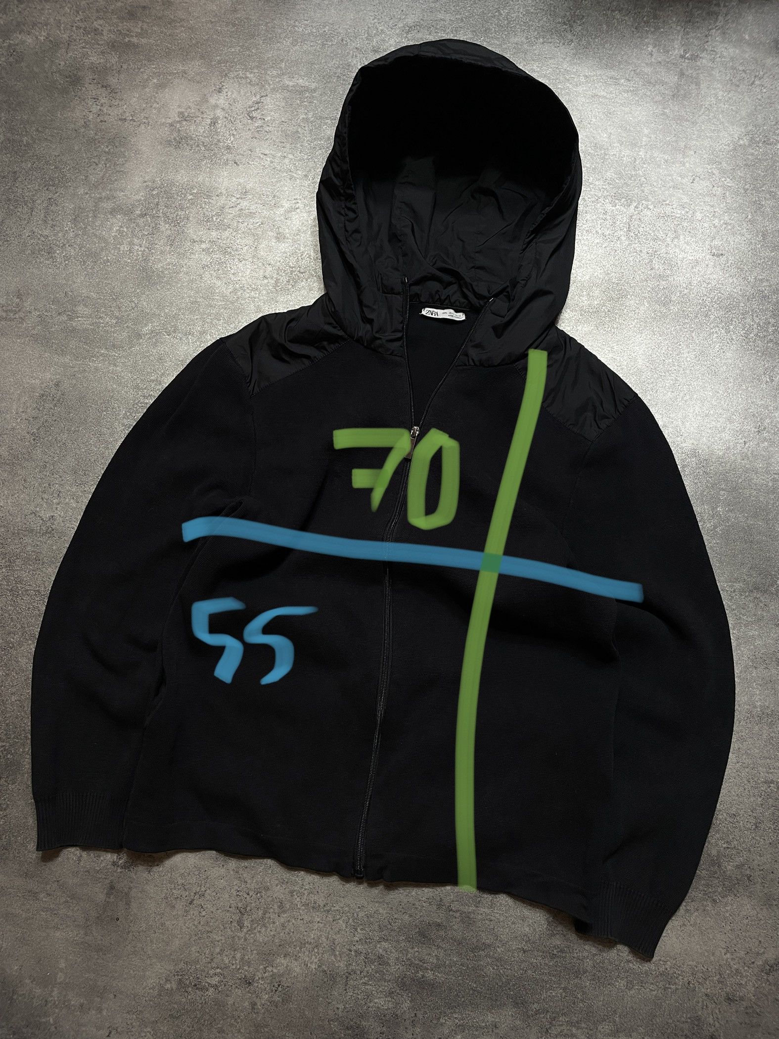 Zara Zara Hoodie Solid Material Elegant Premium Size US L / EU 52-54 / 3 - 5 Thumbnail