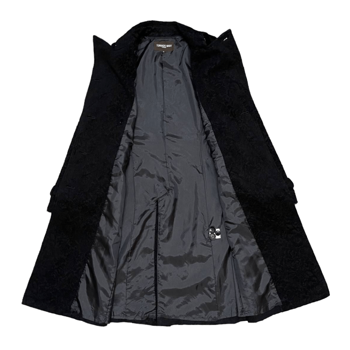 Tornado Mart Archive 🔥 Vintage Tornado Mart Femme Long Coat with Belt Size S / US 4 / IT 40 - 9 Thumbnail