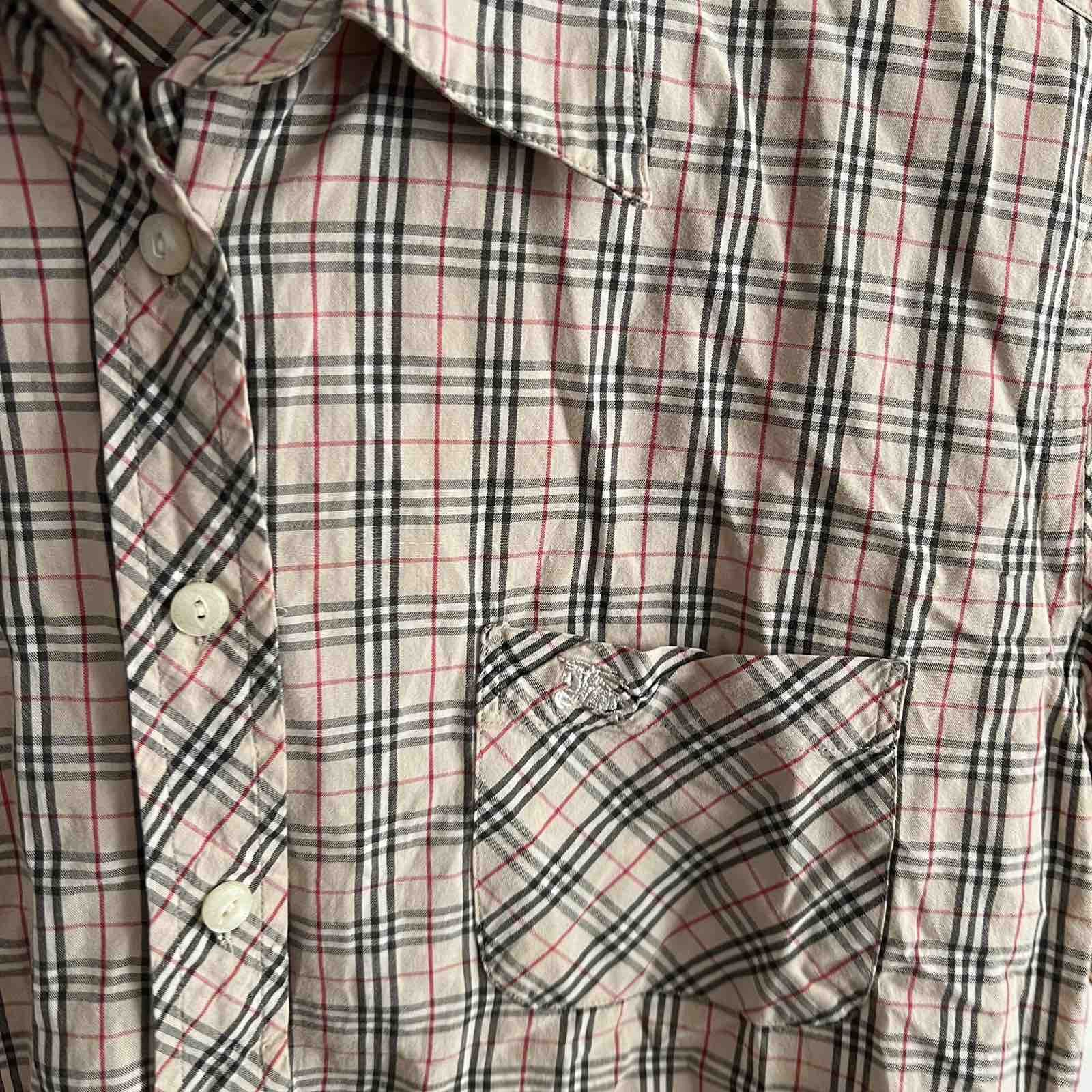 Burberry Vintage Burberry Nova Check Shirt Sz L Size L / US 10 / IT 46 - 4 Thumbnail
