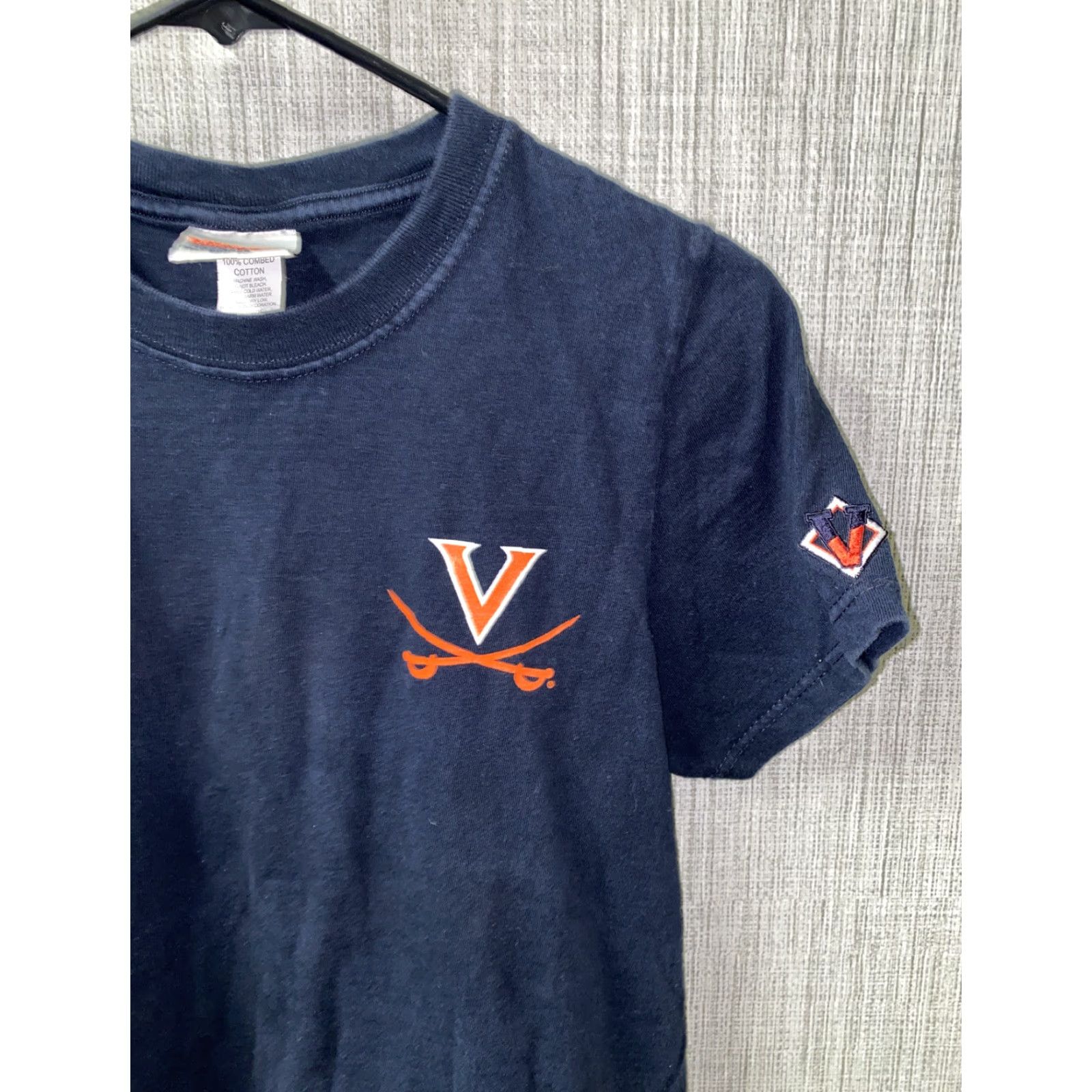 Vintage VINTAGE Mincer’s Navy Blue/Orange Short Sleeve T-Shirt Size S Mens Regular Cotton Size US S / EU 44-46 / 1 - 2 Thumbnail