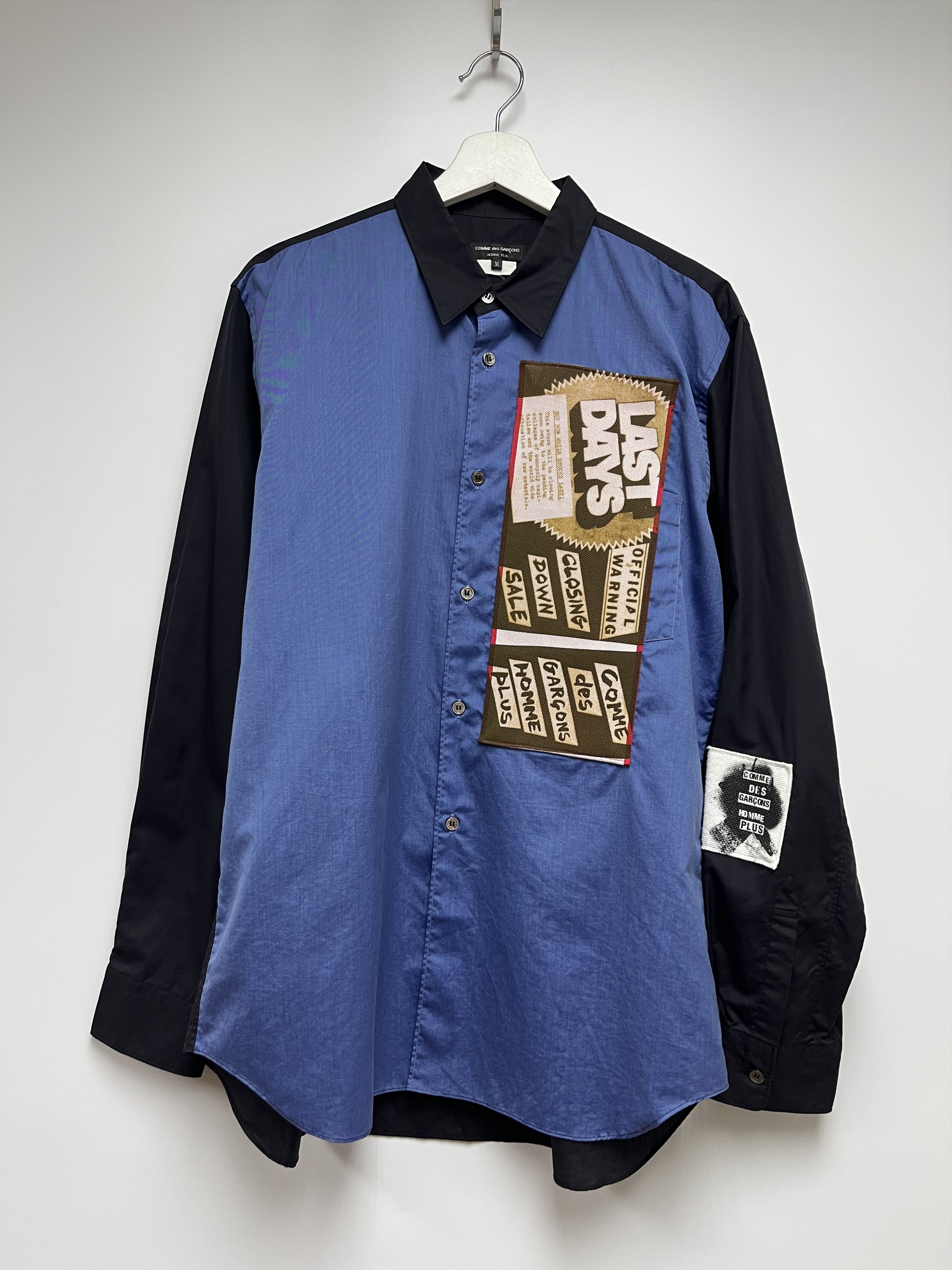Comme des Garcons Homme Plus COMME des GARÇONS HOMME PLUS X JAMIE REID PATCHED SHIRT Size US M / EU 48-50 / 2 - 1 Thumbnail