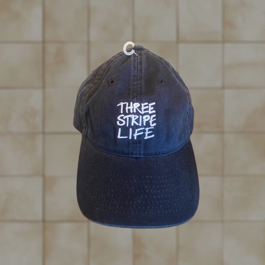 Adidas Adidas Three Stripe Life Day To Night Strapback Hat Cap Casual Unisex Adult One Size Blue Cap Size ONE SIZE - 1 Thumbnail