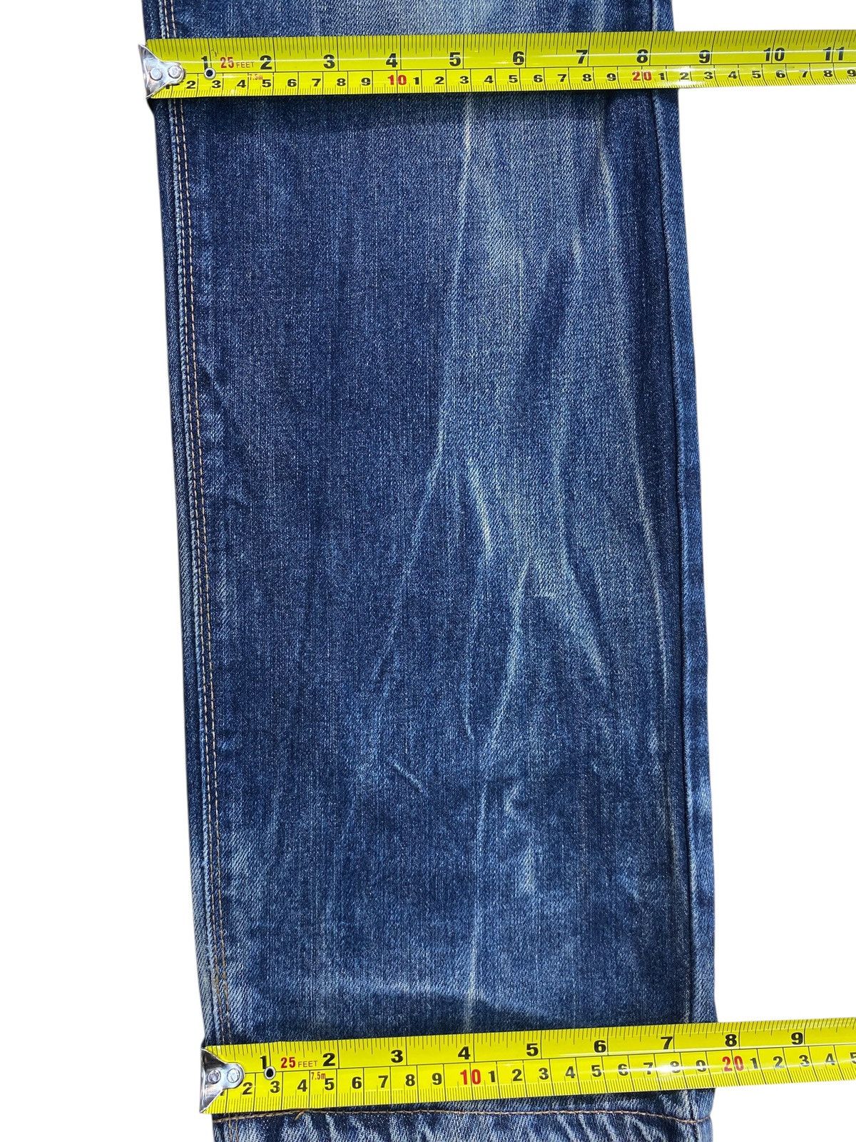 Edwin Edwin Vintage Mud Wash Whiskered Straight Leg Style Size US 33 - 9 Thumbnail